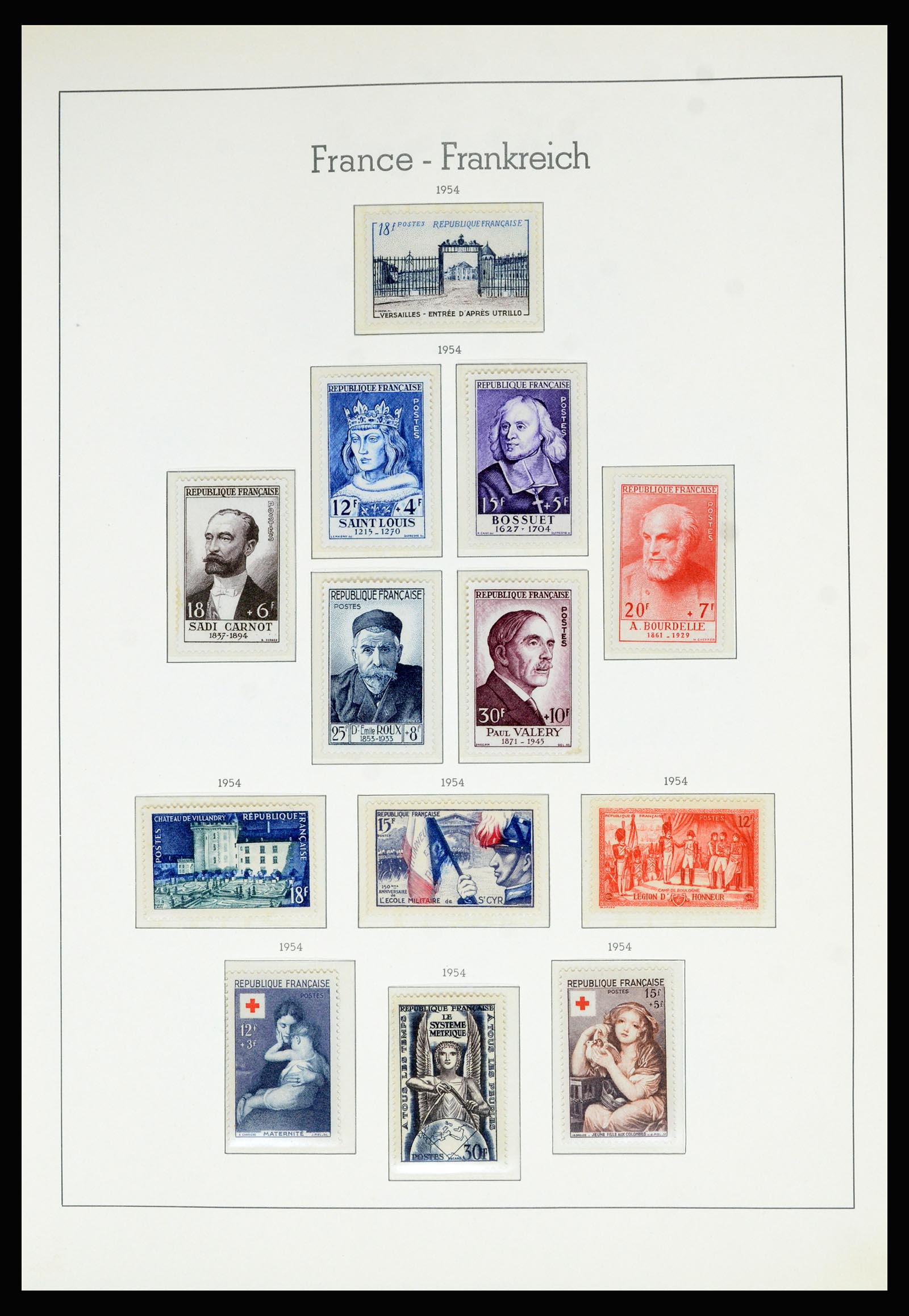 36694 072 - Postzegelverzameling 36694 Frankrijk 1863-2006.