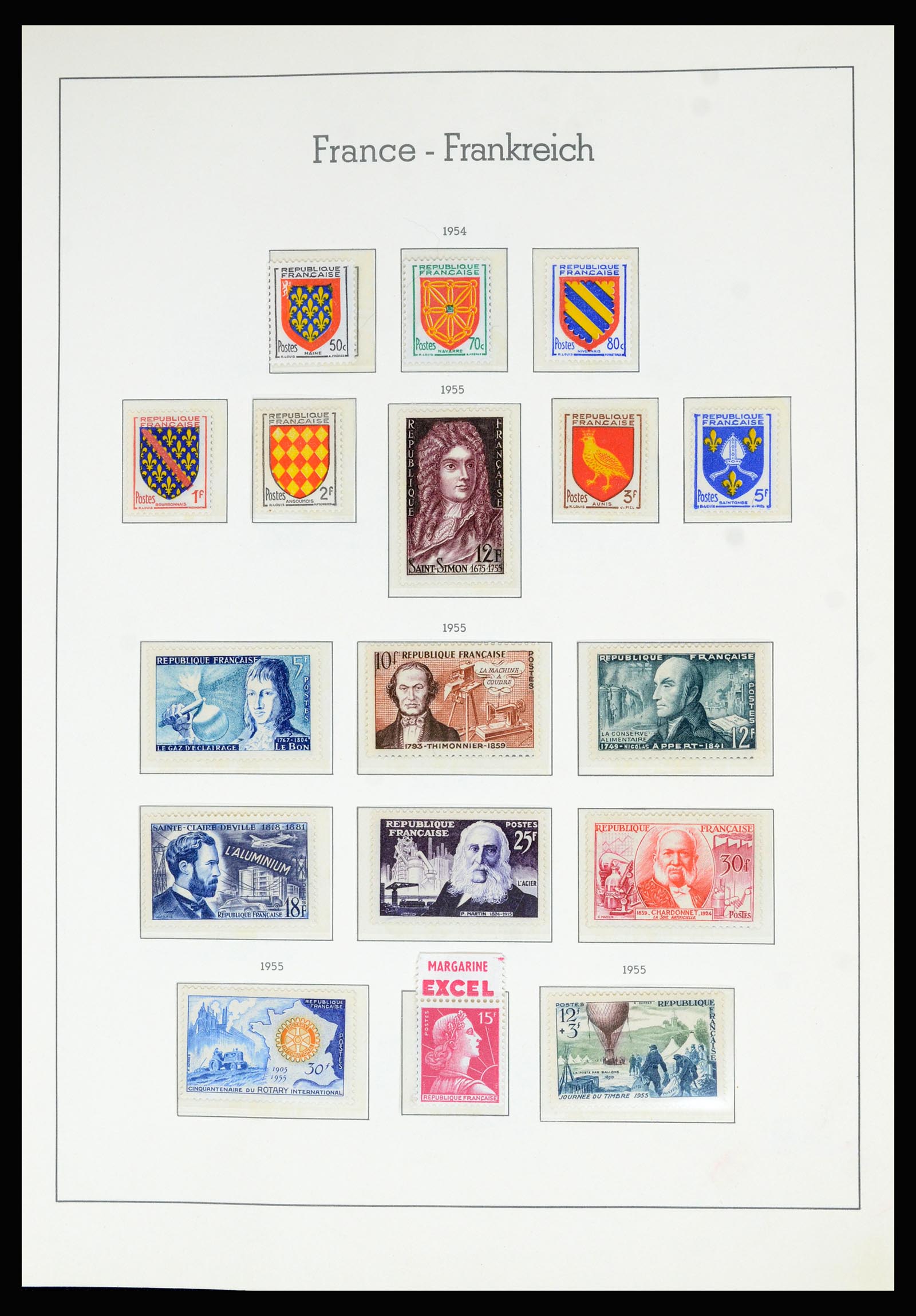 36694 073 - Postzegelverzameling 36694 Frankrijk 1863-2006.