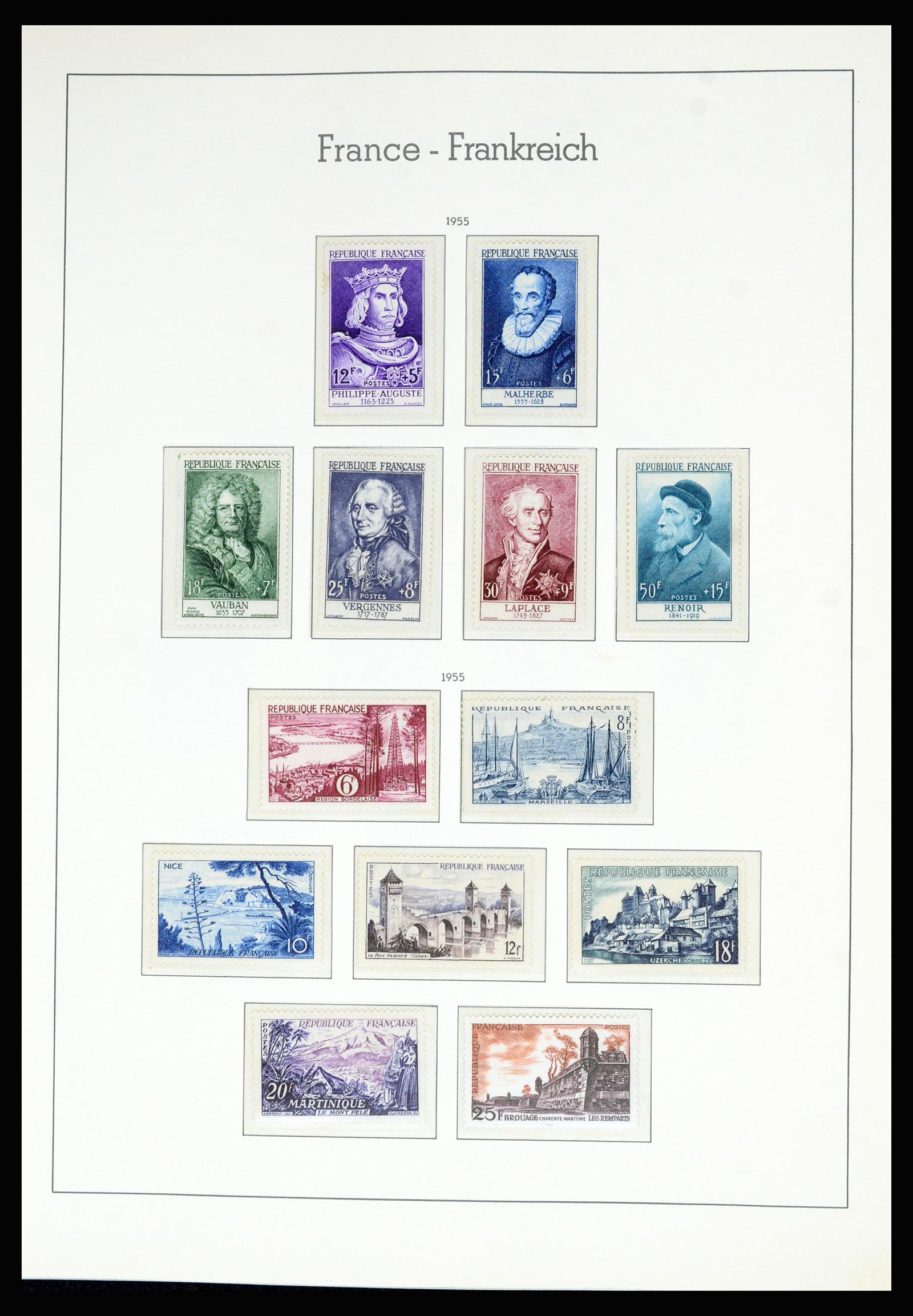 36694 075 - Postzegelverzameling 36694 Frankrijk 1863-2006.