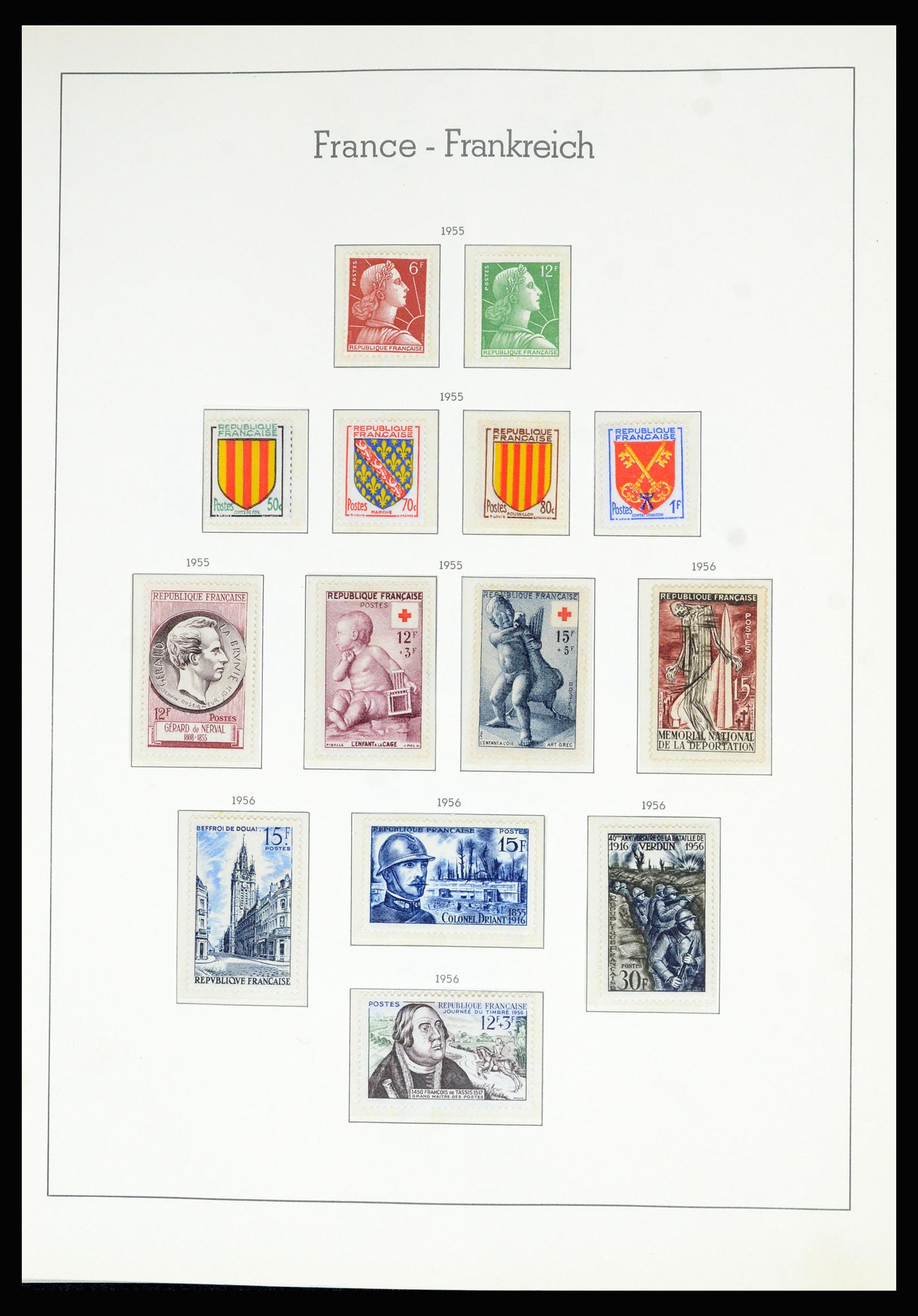 36694 076 - Postzegelverzameling 36694 Frankrijk 1863-2006.