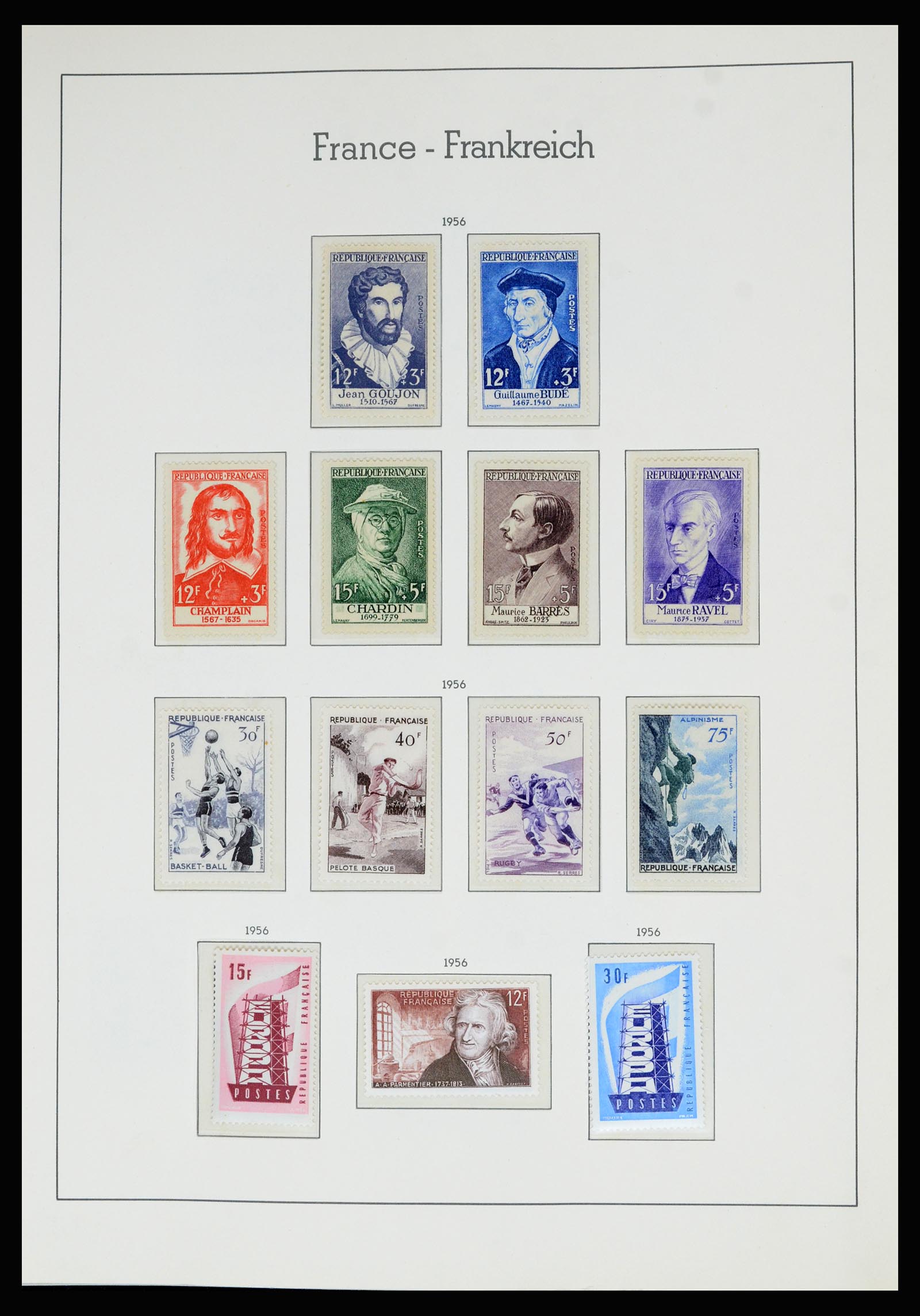 36694 078 - Postzegelverzameling 36694 Frankrijk 1863-2006.