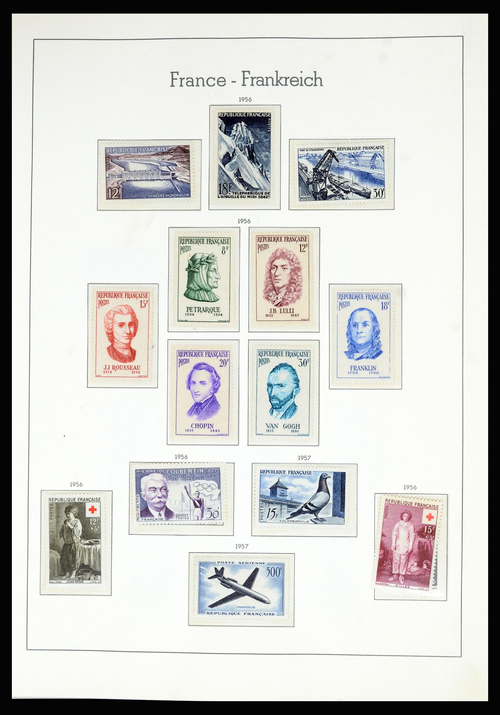 36694 079 - Postzegelverzameling 36694 Frankrijk 1863-2006.