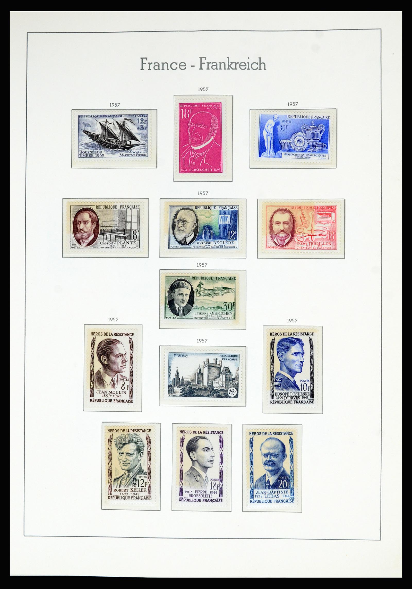 36694 080 - Postzegelverzameling 36694 Frankrijk 1863-2006.