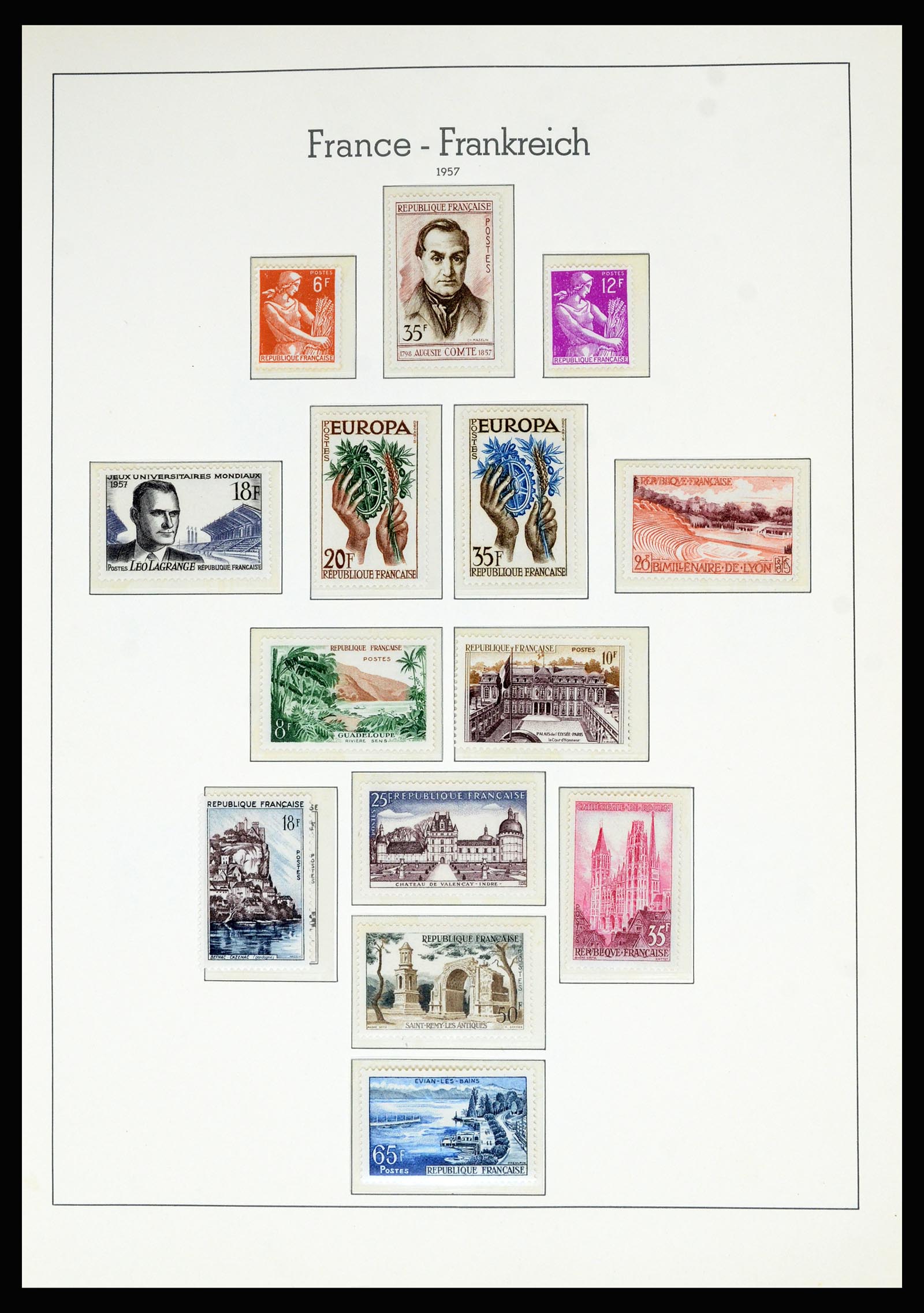 36694 082 - Postzegelverzameling 36694 Frankrijk 1863-2006.