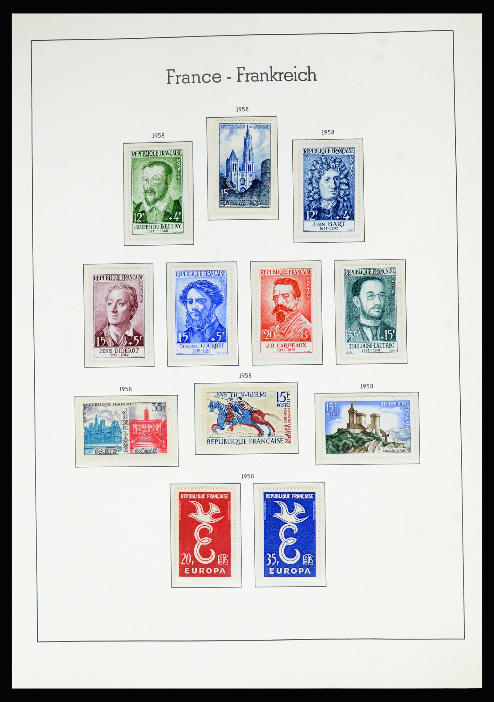 36694 086 - Postzegelverzameling 36694 Frankrijk 1863-2006.