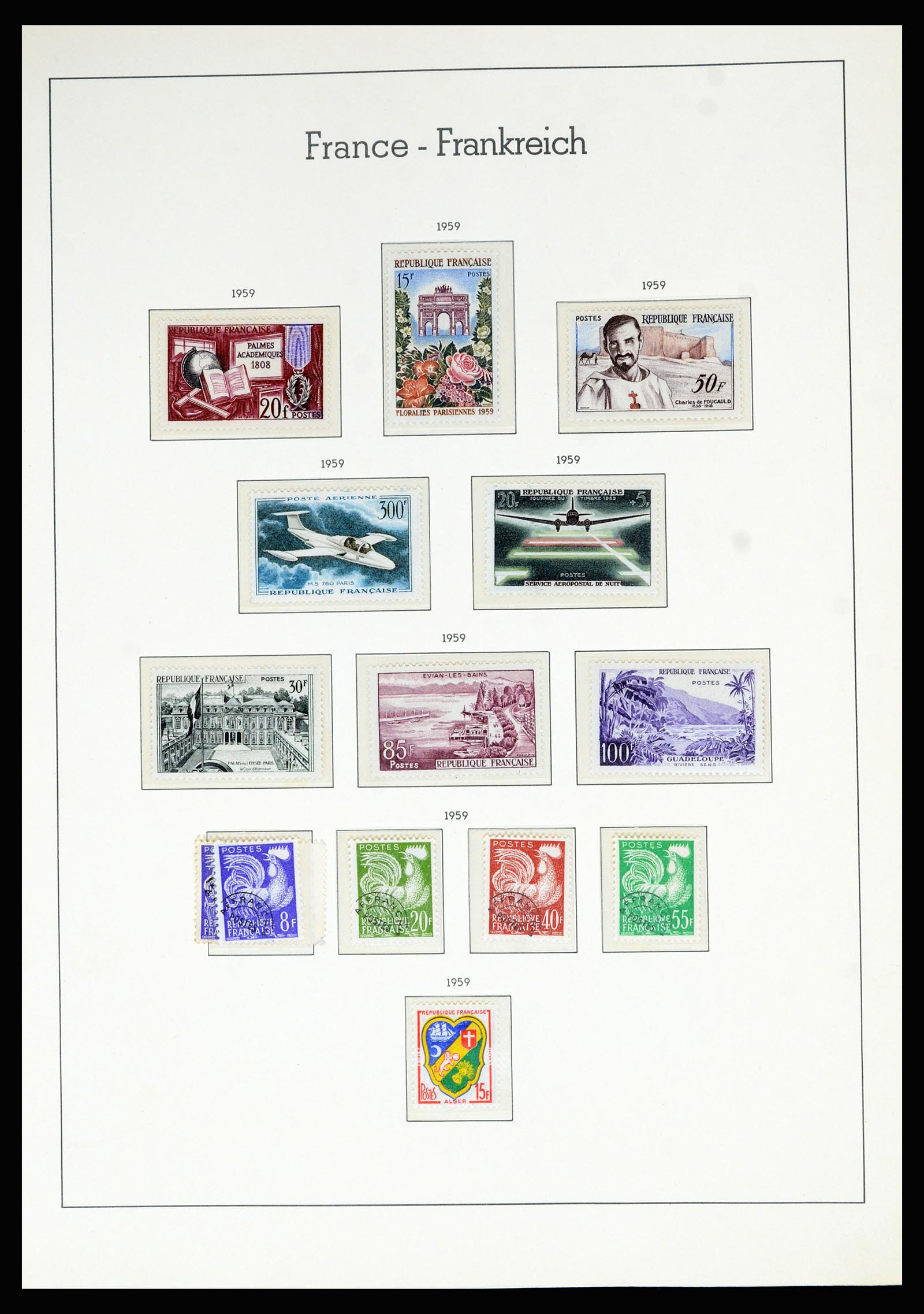 36694 088 - Postzegelverzameling 36694 Frankrijk 1863-2006.