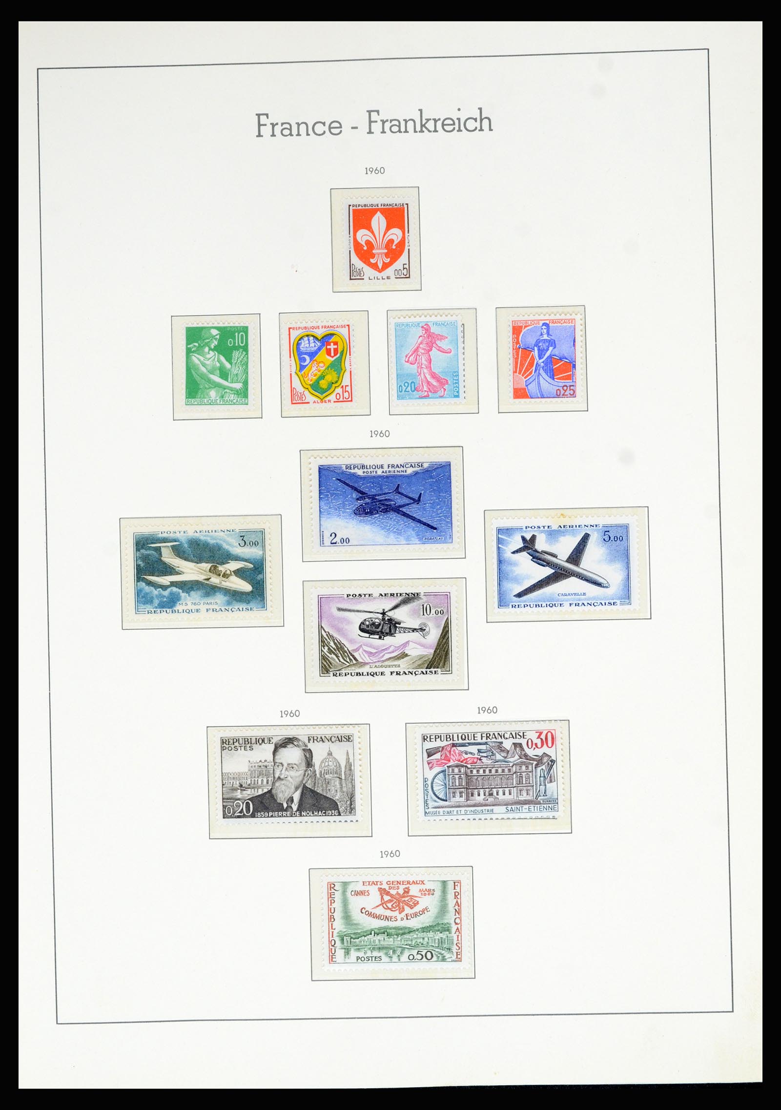 36694 092 - Postzegelverzameling 36694 Frankrijk 1863-2006.
