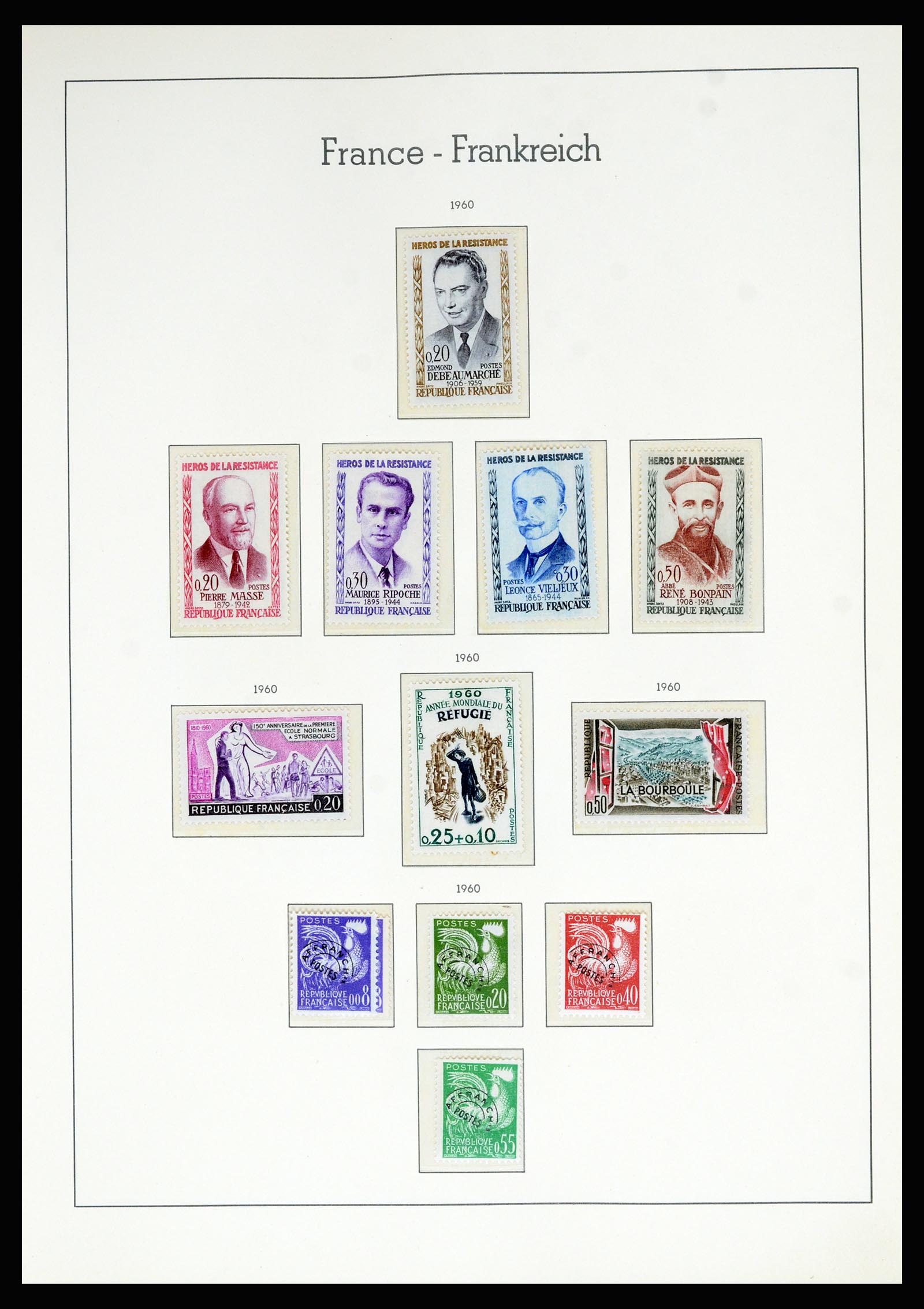 36694 095 - Postzegelverzameling 36694 Frankrijk 1863-2006.