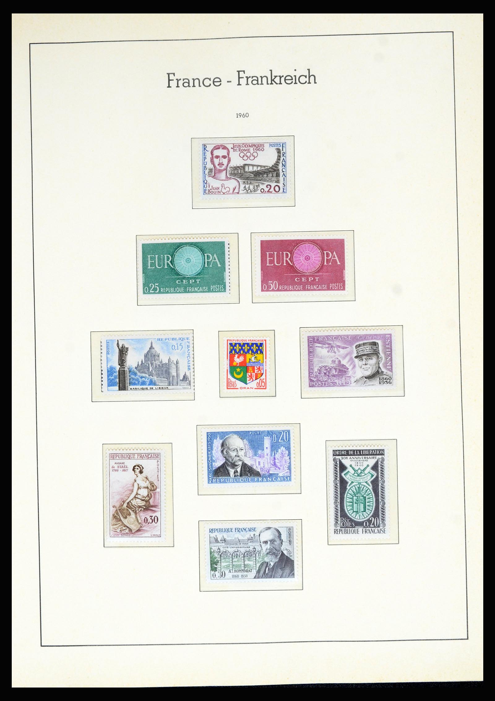 36694 097 - Postzegelverzameling 36694 Frankrijk 1863-2006.