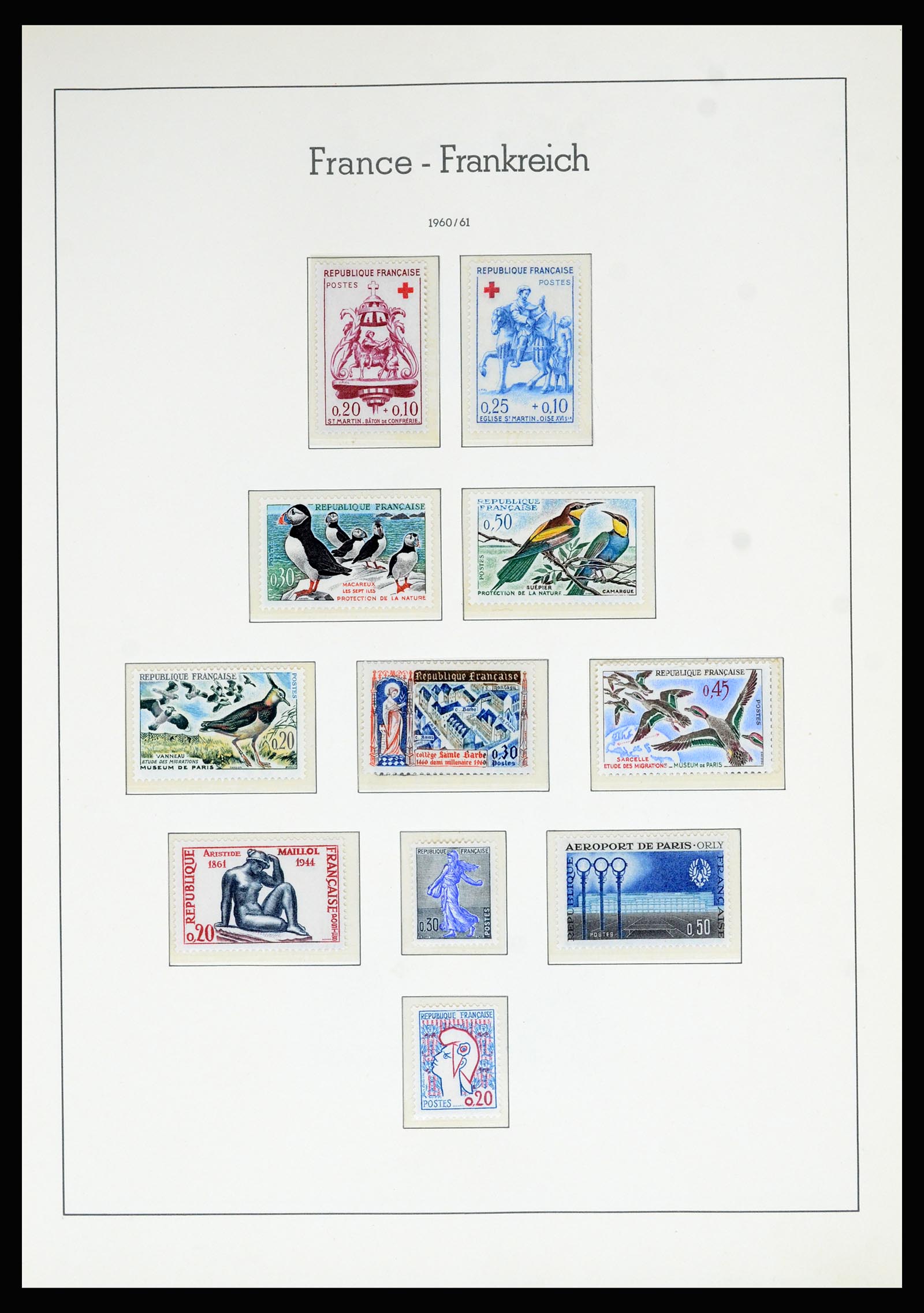 36694 098 - Postzegelverzameling 36694 Frankrijk 1863-2006.