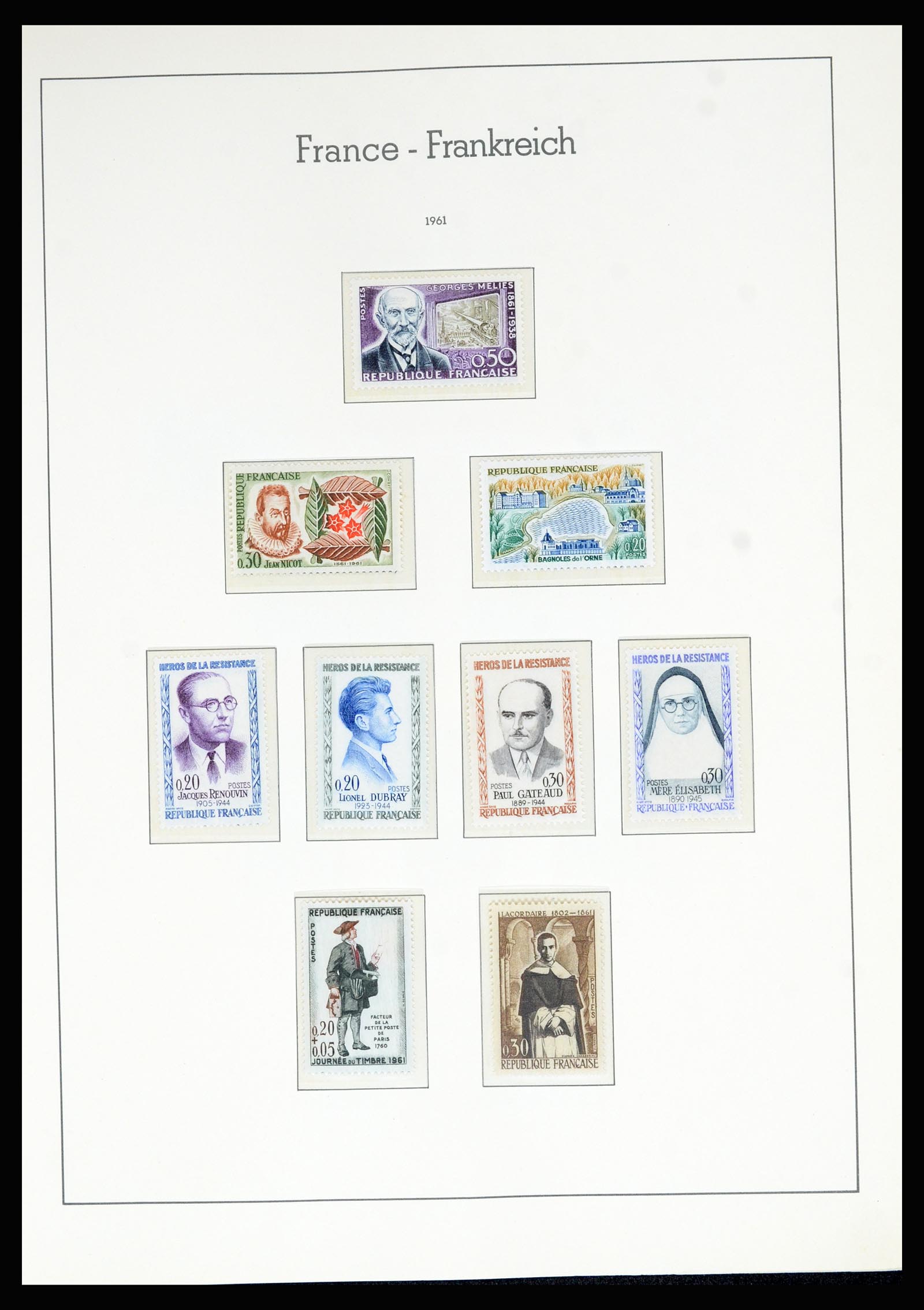 36694 099 - Postzegelverzameling 36694 Frankrijk 1863-2006.