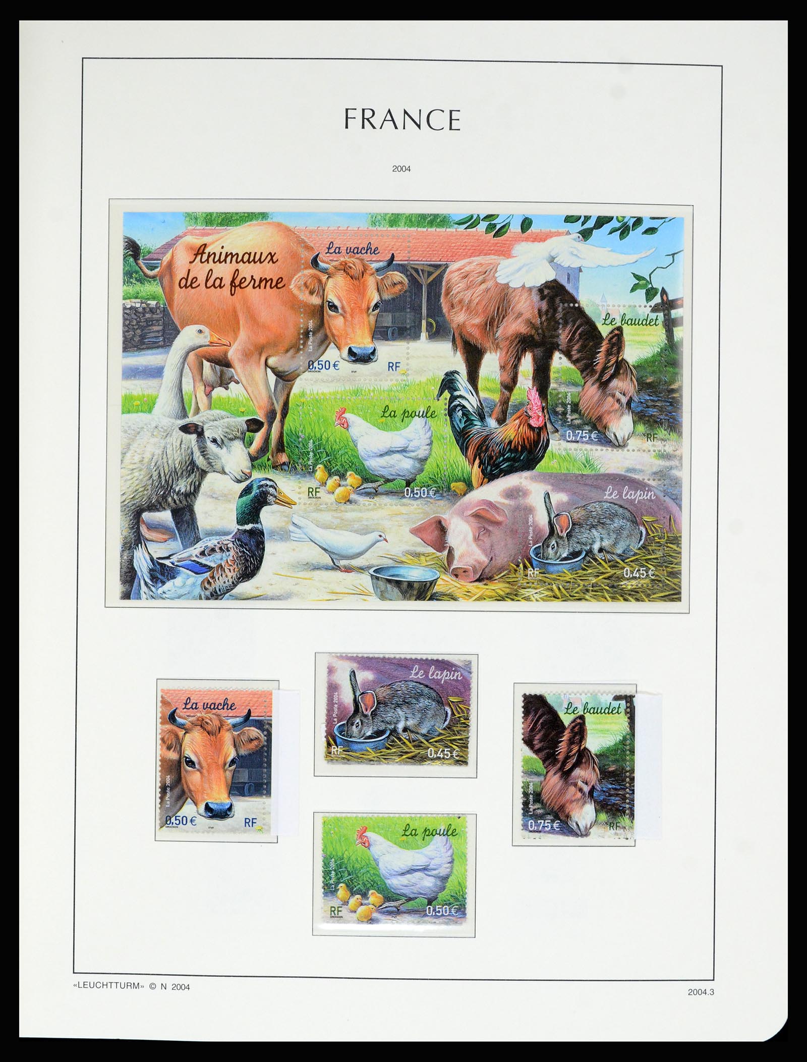 36694 404 - Postzegelverzameling 36694 Frankrijk 1863-2006.