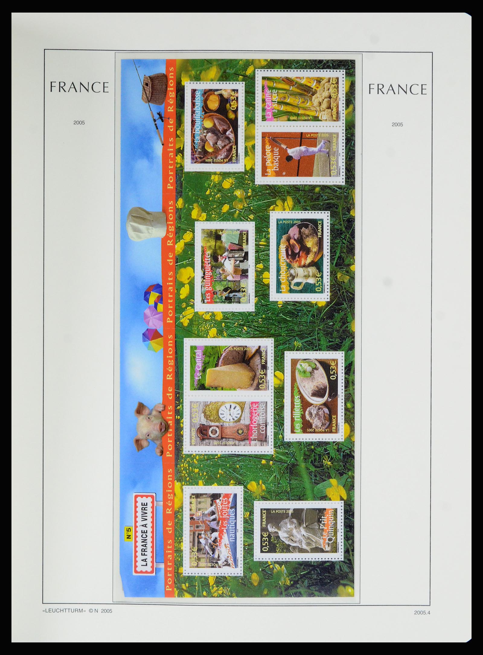 36694 427 - Postzegelverzameling 36694 Frankrijk 1863-2006.