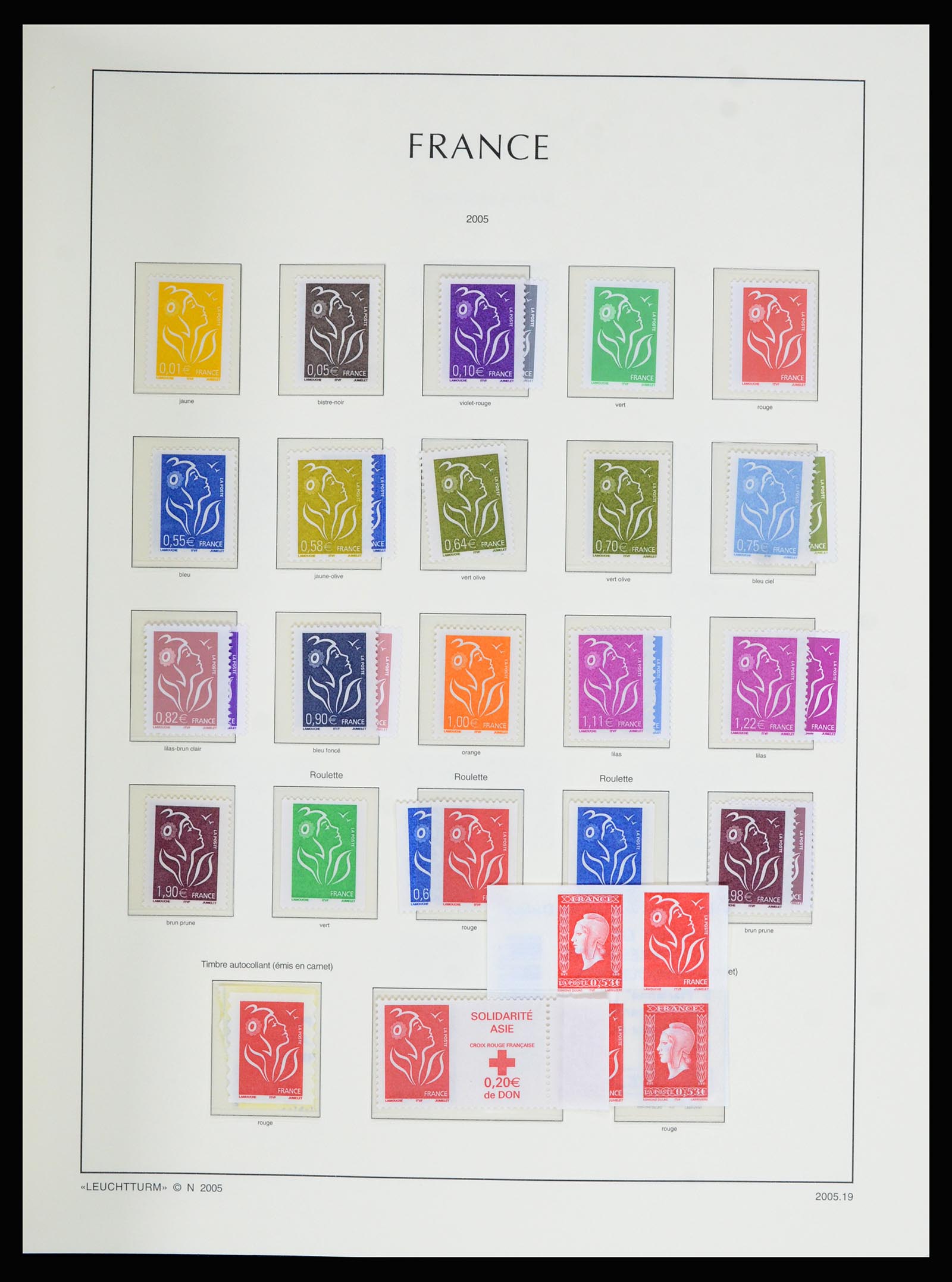 36694 441 - Postzegelverzameling 36694 Frankrijk 1863-2006.