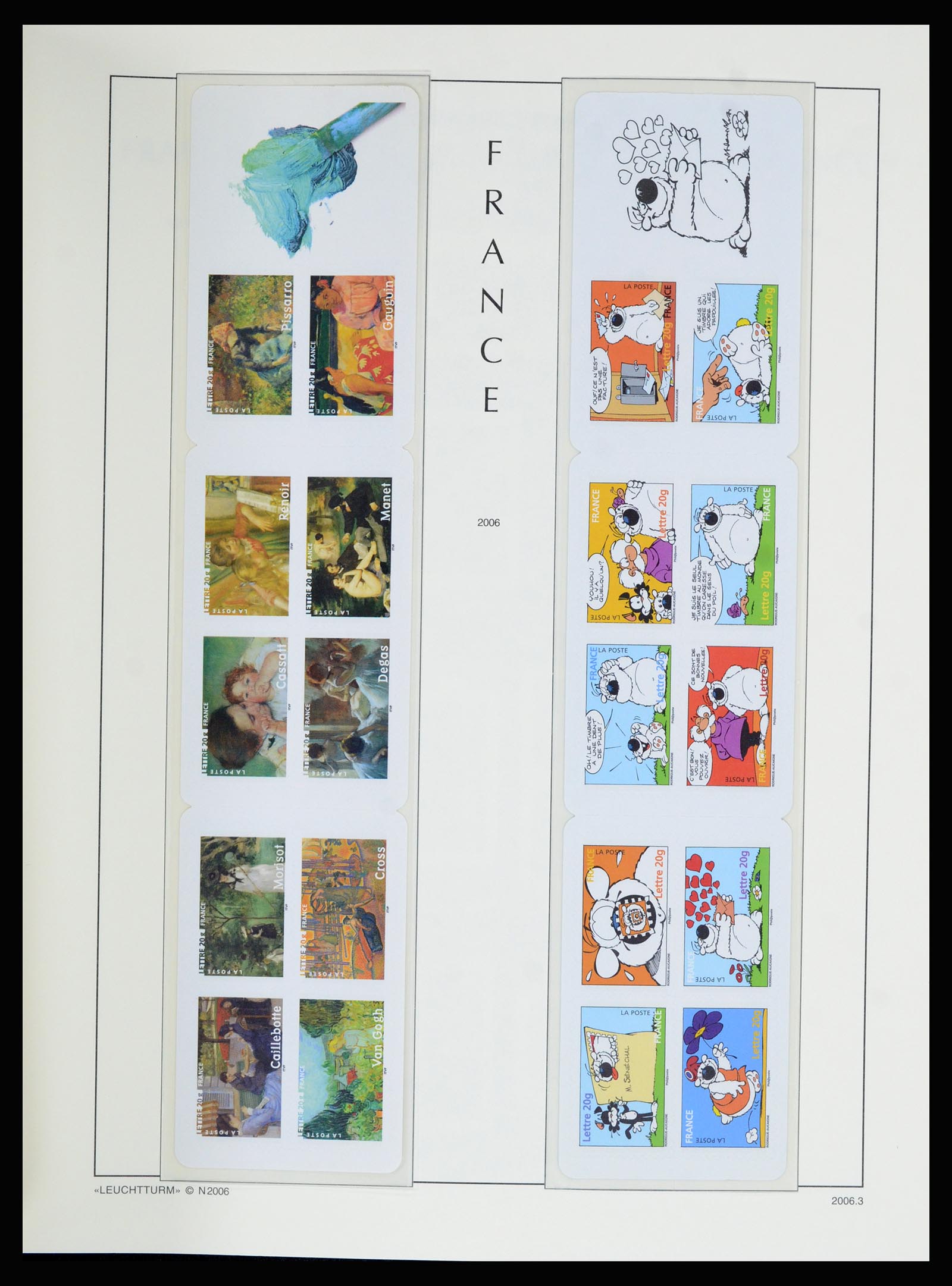 36694 445 - Postzegelverzameling 36694 Frankrijk 1863-2006.