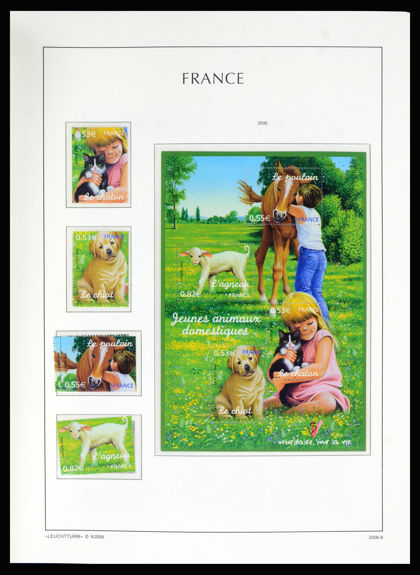 36694 450 - Postzegelverzameling 36694 Frankrijk 1863-2006.
