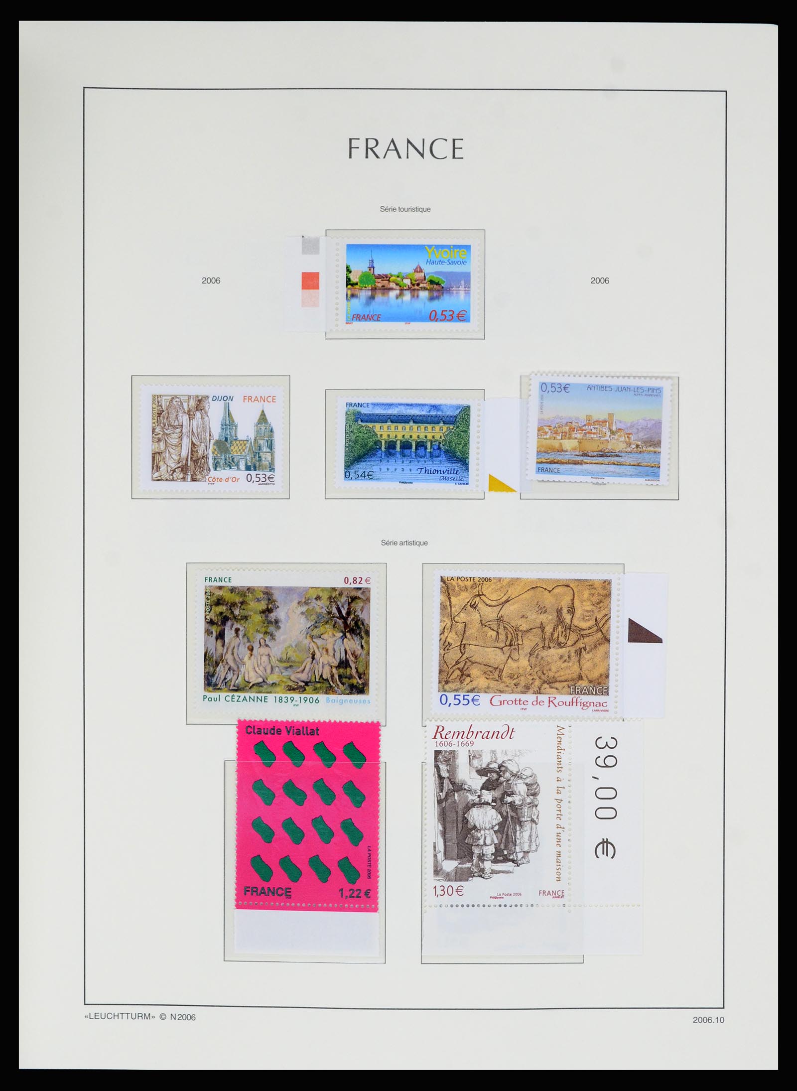 36694 452 - Postzegelverzameling 36694 Frankrijk 1863-2006.
