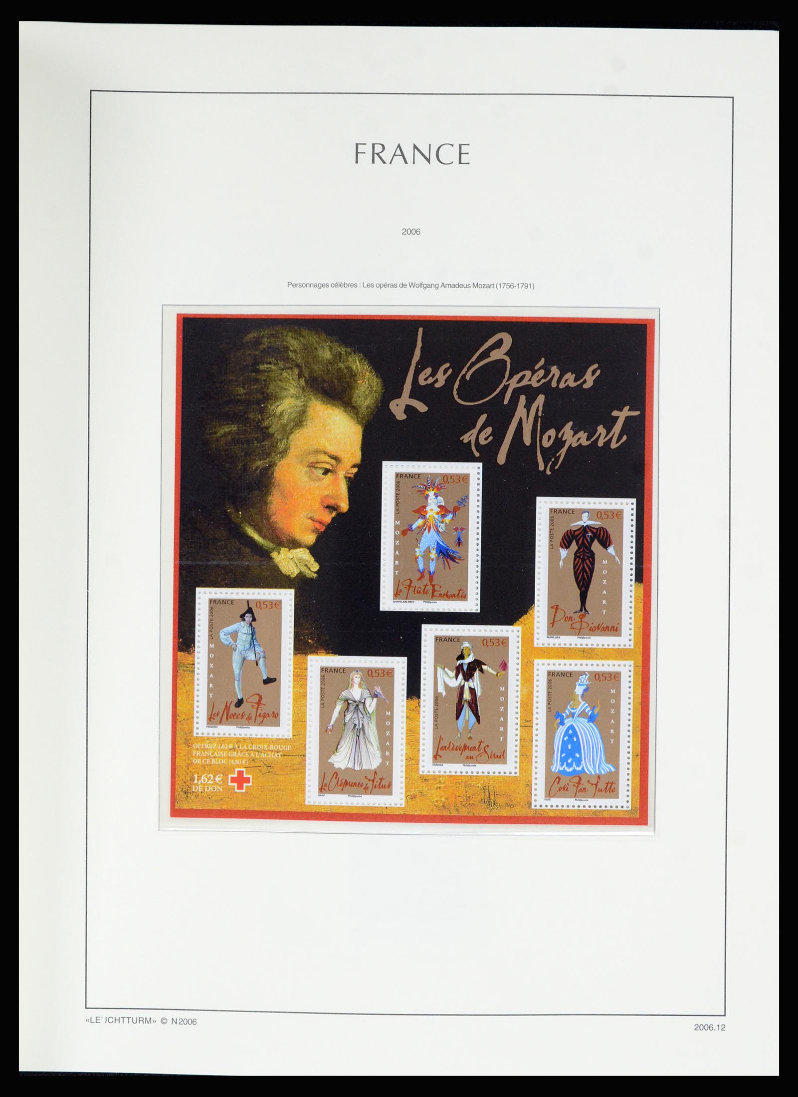 36694 454 - Postzegelverzameling 36694 Frankrijk 1863-2006.