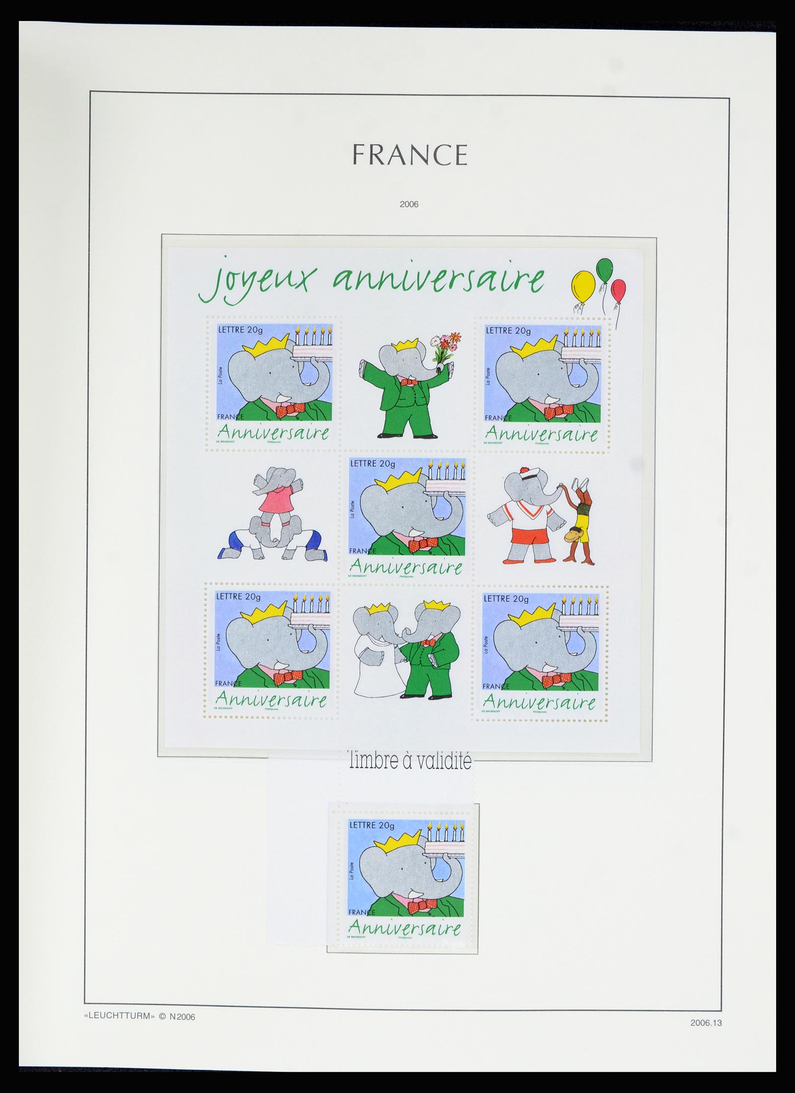36694 455 - Postzegelverzameling 36694 Frankrijk 1863-2006.