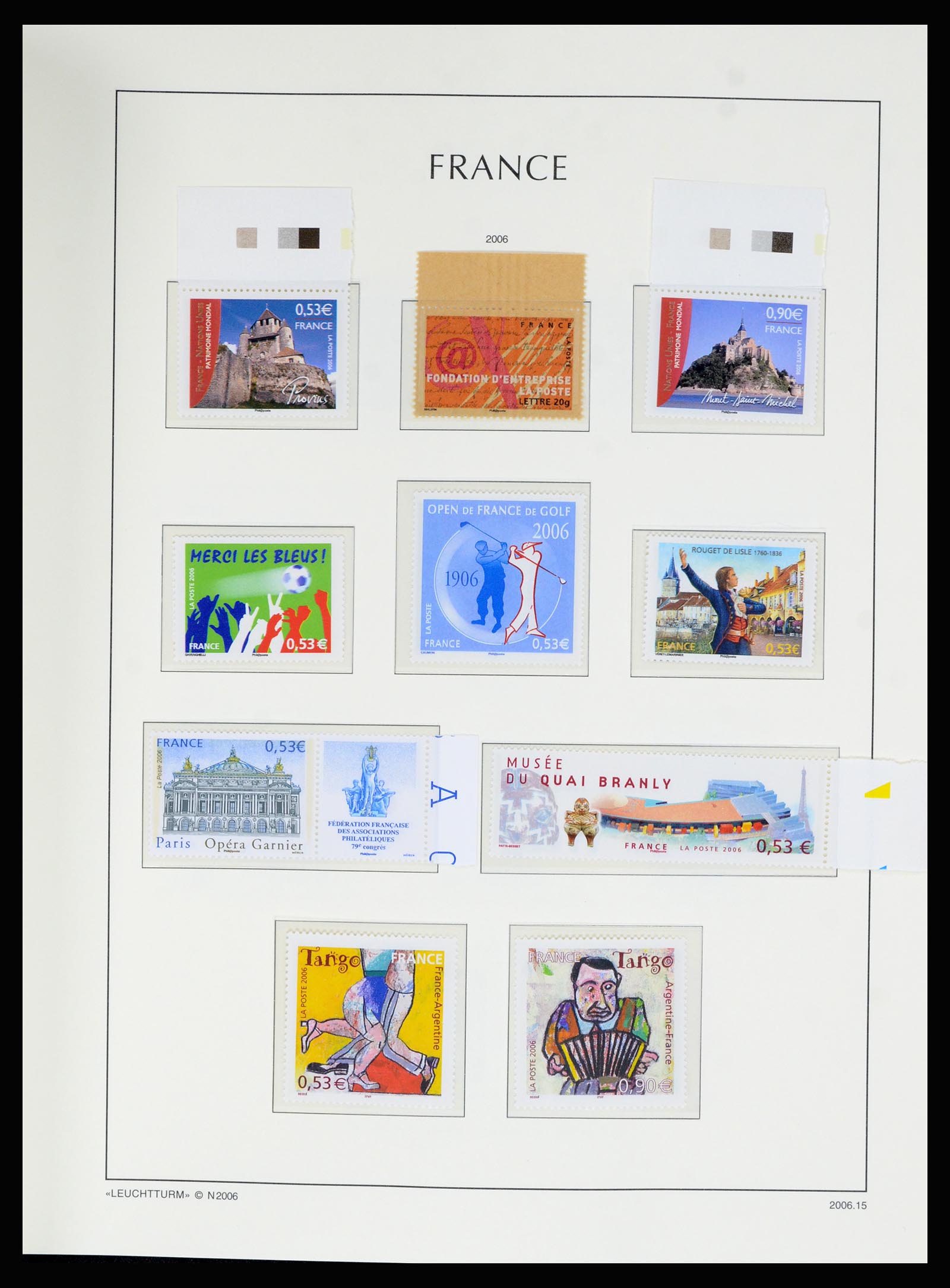 36694 457 - Postzegelverzameling 36694 Frankrijk 1863-2006.