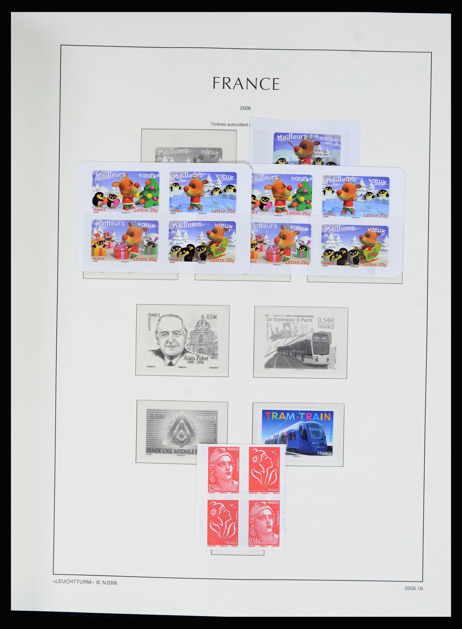 36694 460 - Postzegelverzameling 36694 Frankrijk 1863-2006.