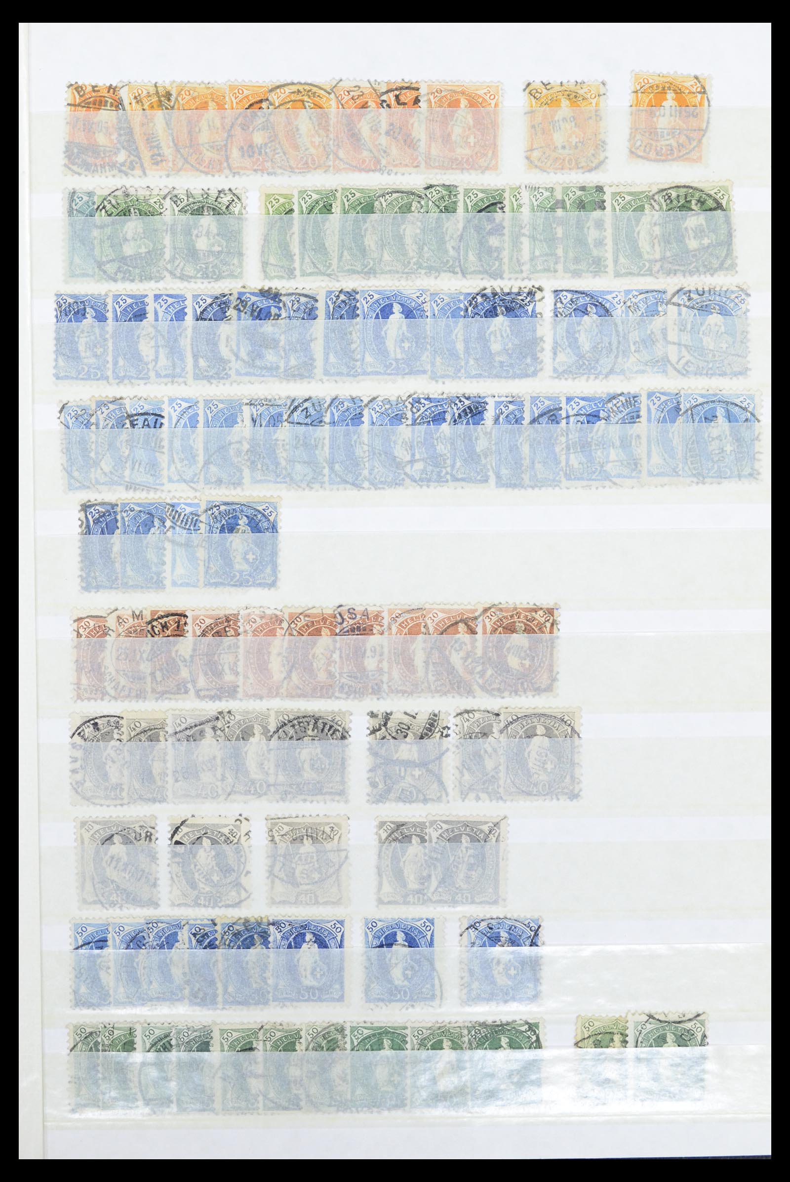 36696 003 - Postzegelverzameling 36696 Zwitserland 1854-1980.