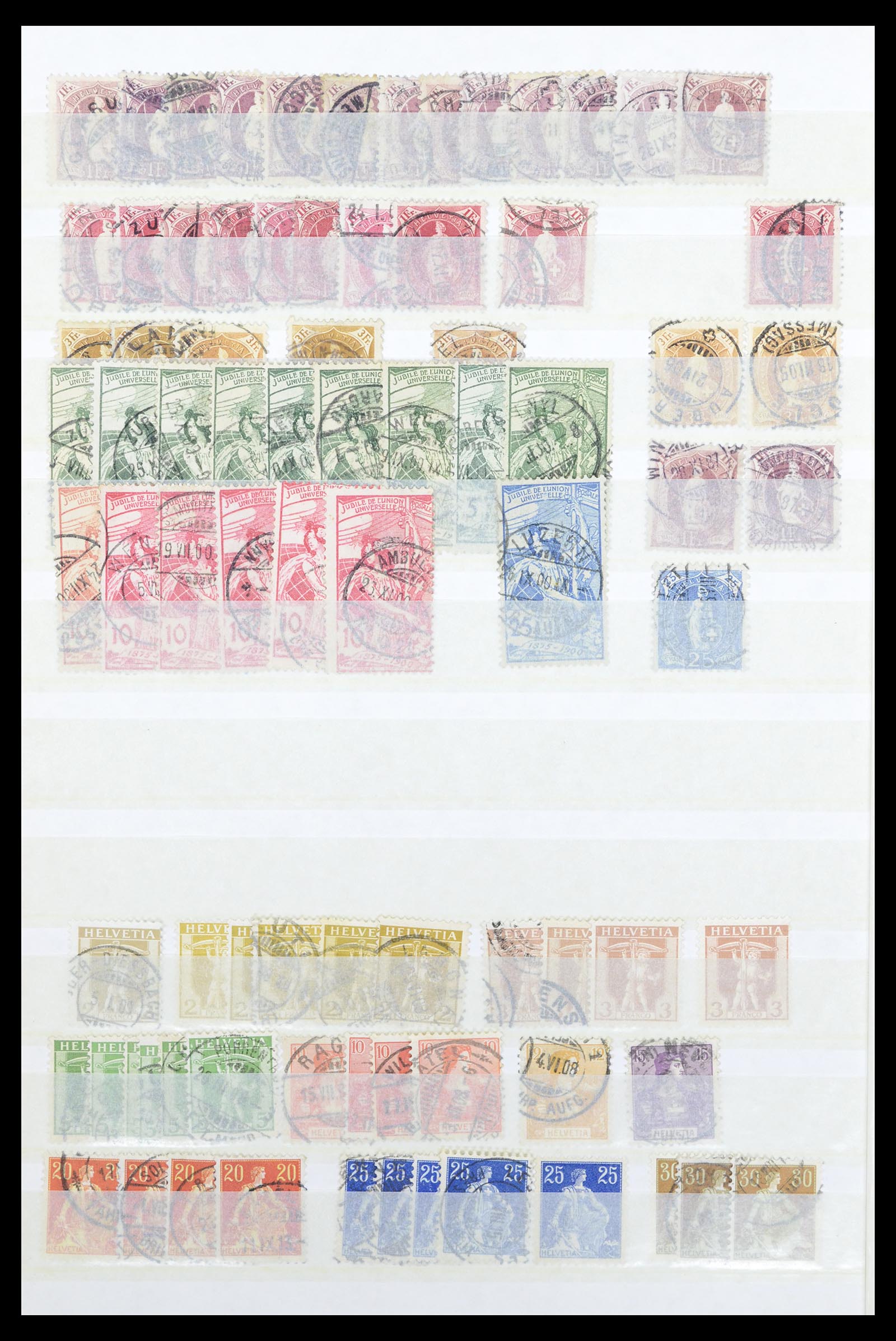 36696 004 - Postzegelverzameling 36696 Zwitserland 1854-1980.