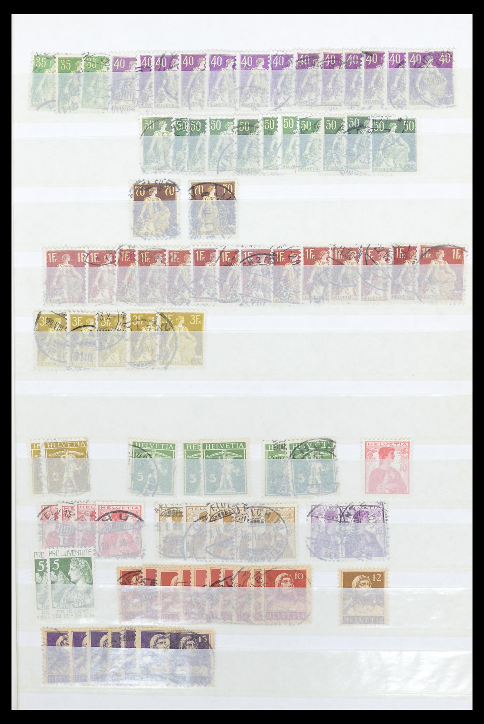 36696 005 - Postzegelverzameling 36696 Zwitserland 1854-1980.