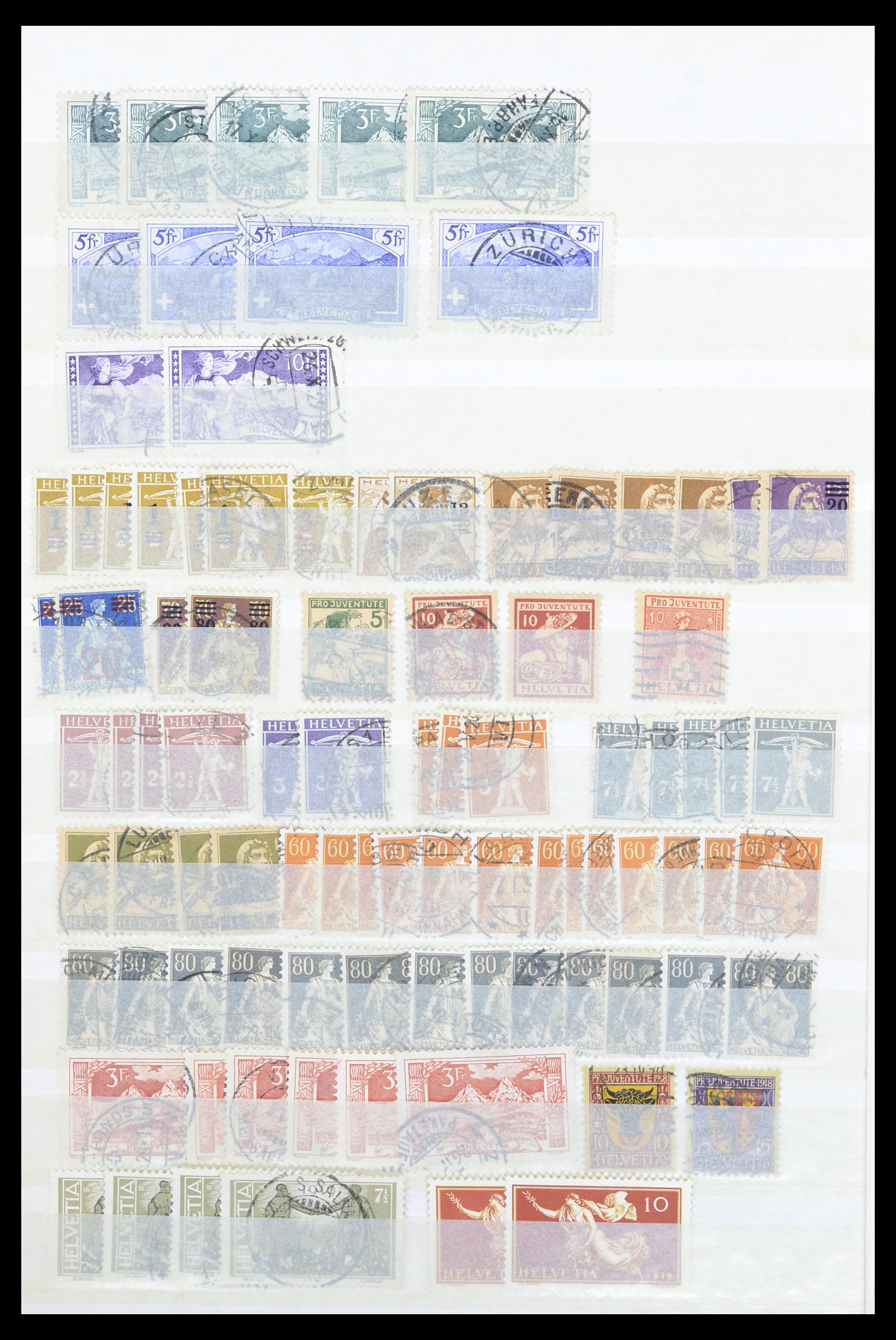 36696 006 - Postzegelverzameling 36696 Zwitserland 1854-1980.