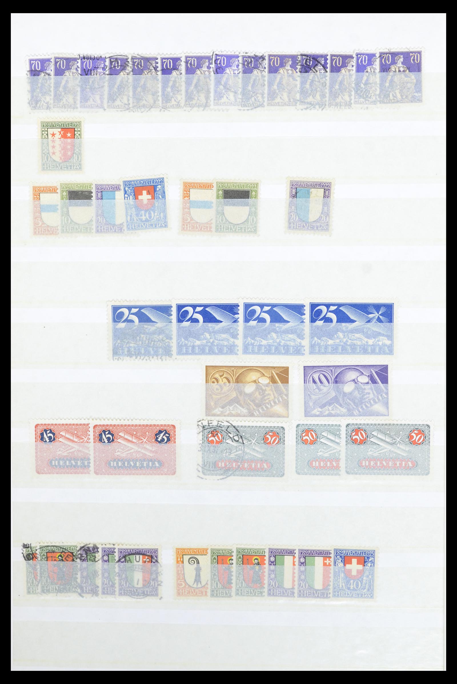 36696 008 - Postzegelverzameling 36696 Zwitserland 1854-1980.