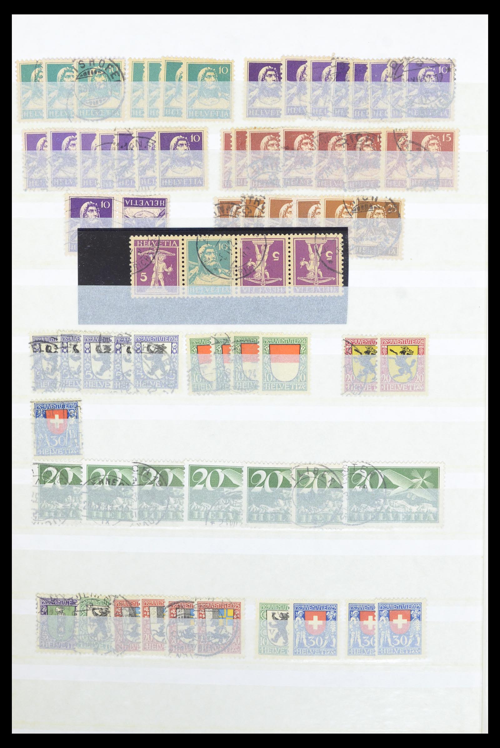 36696 010 - Postzegelverzameling 36696 Zwitserland 1854-1980.