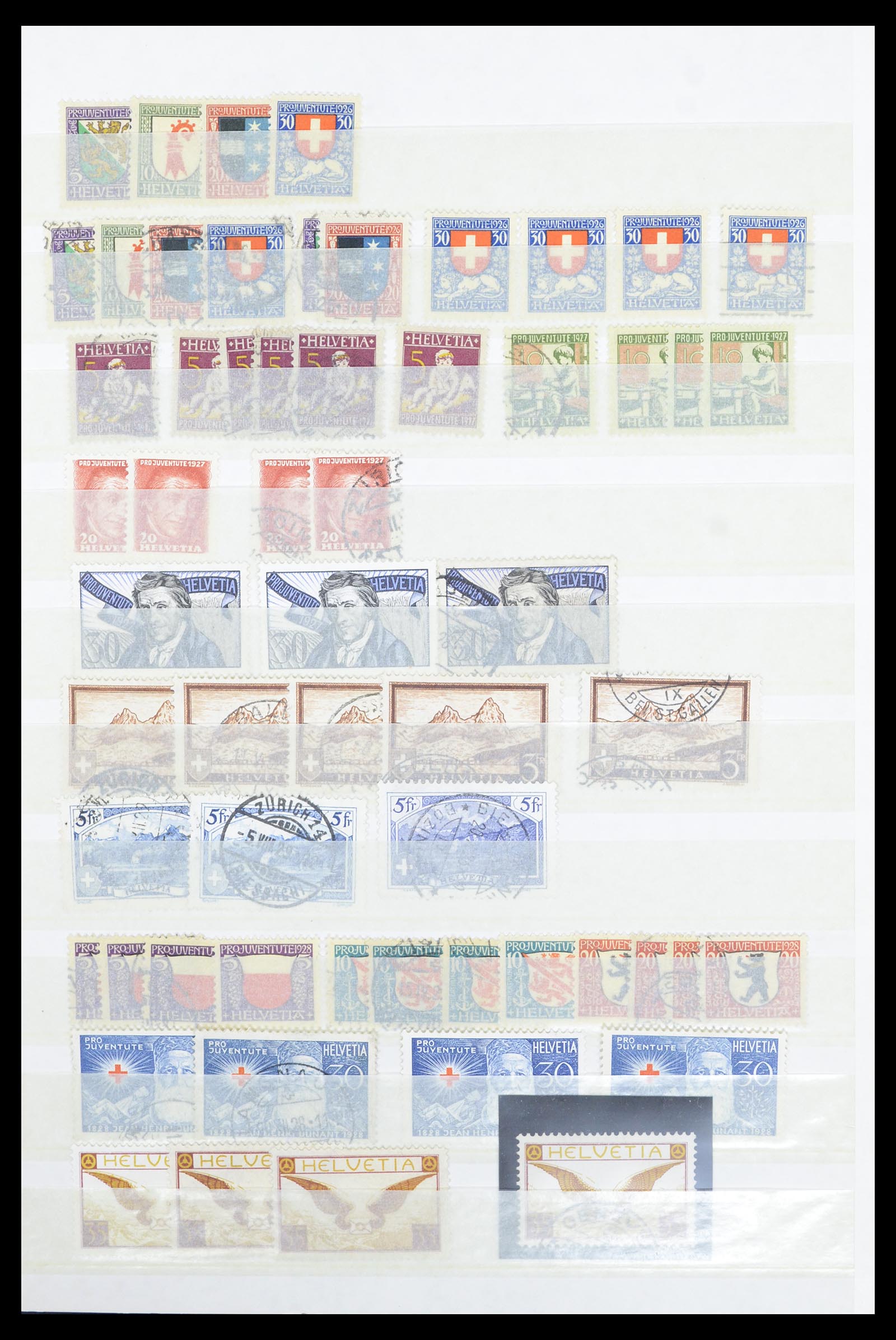 36696 011 - Postzegelverzameling 36696 Zwitserland 1854-1980.