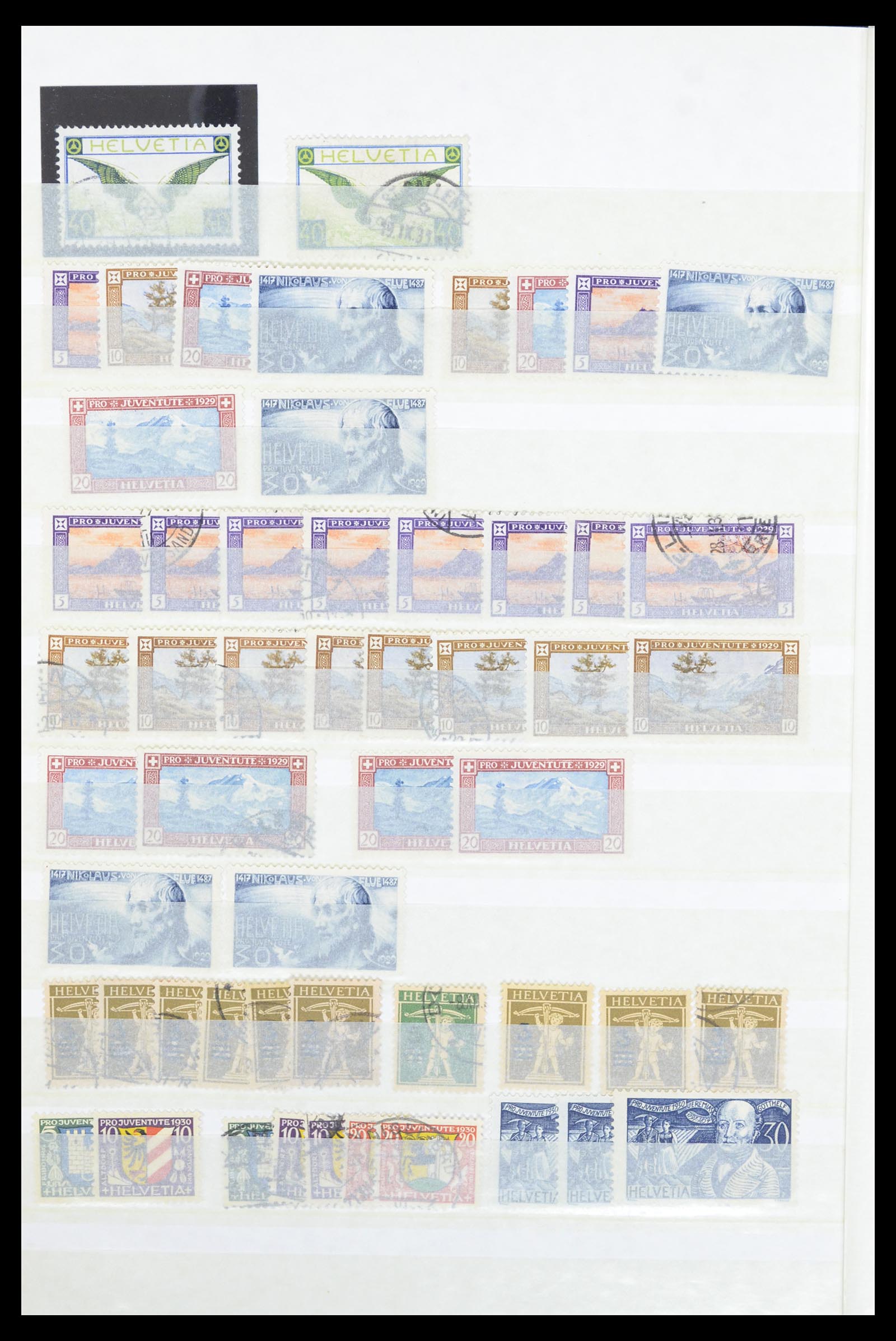 36696 012 - Postzegelverzameling 36696 Zwitserland 1854-1980.
