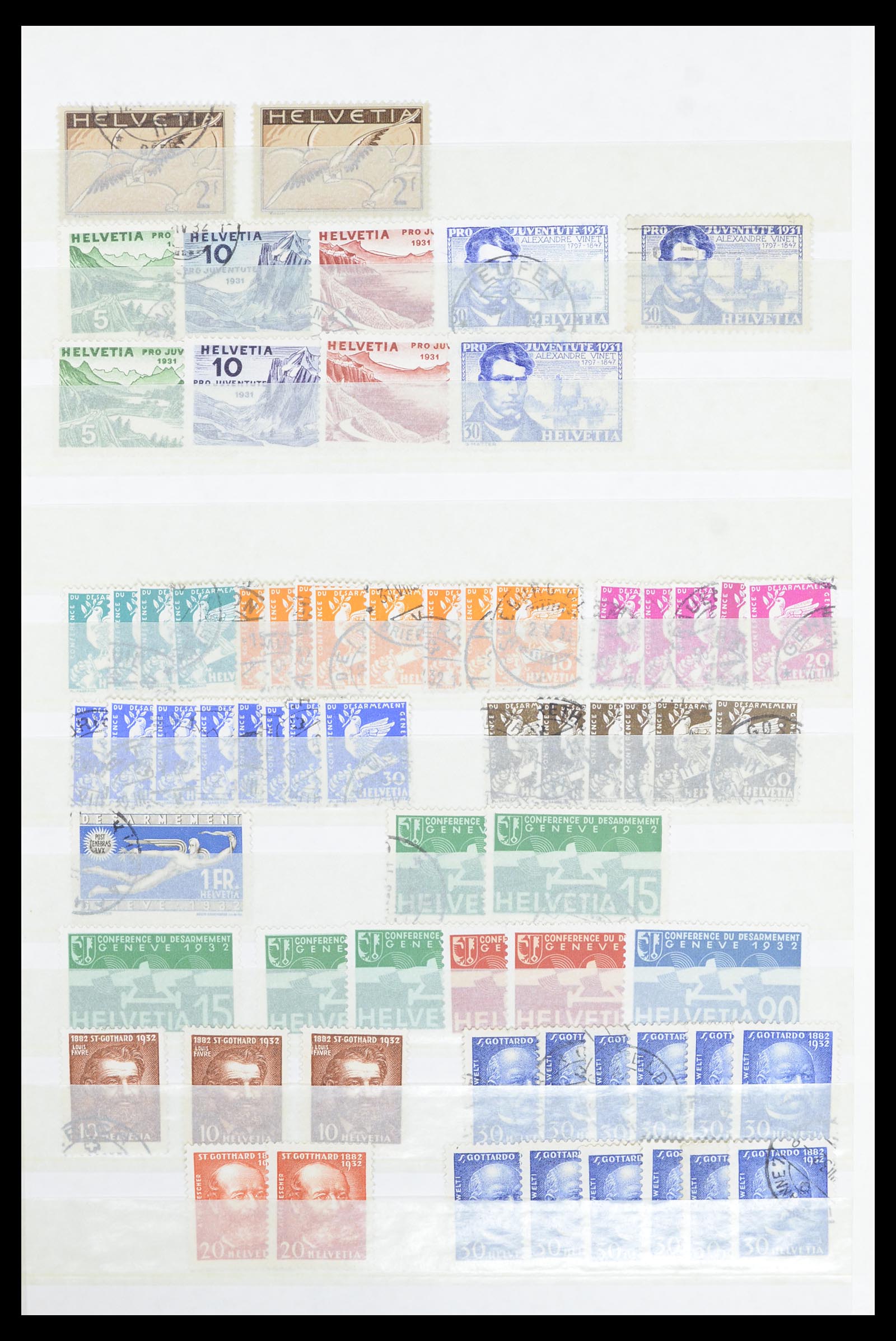 36696 013 - Postzegelverzameling 36696 Zwitserland 1854-1980.