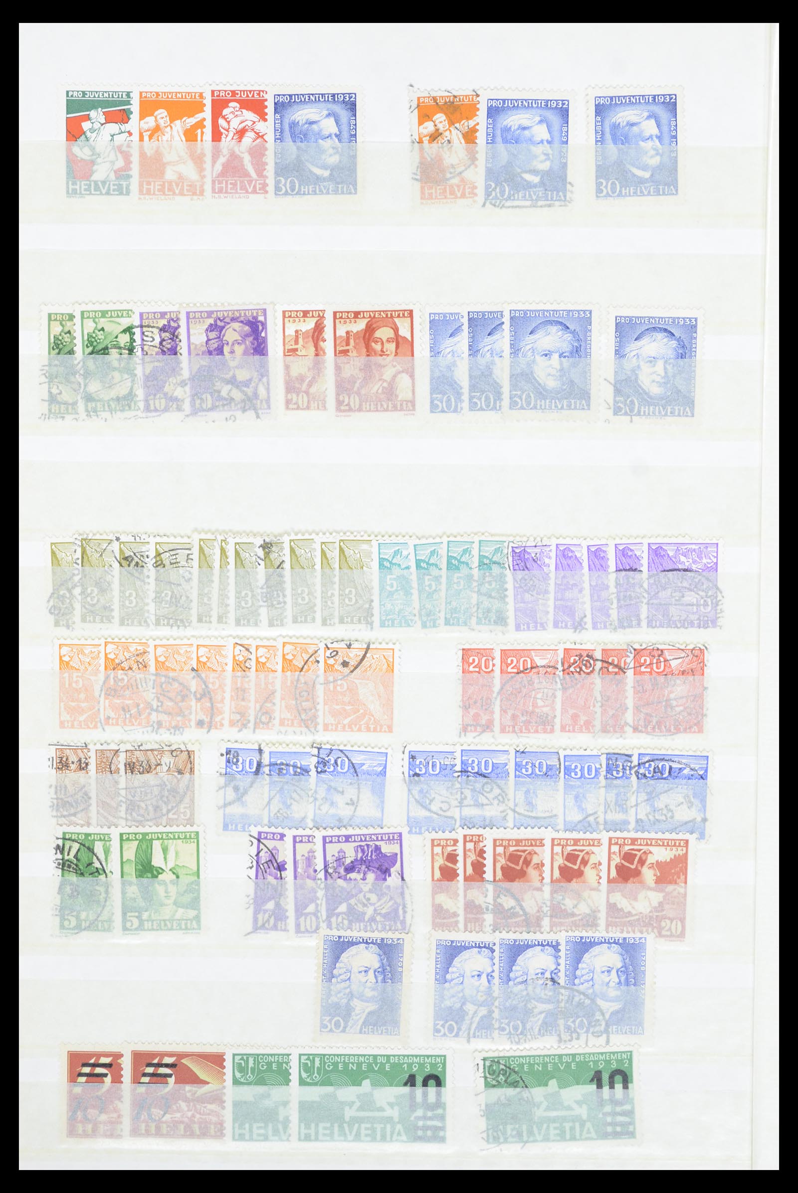 36696 014 - Postzegelverzameling 36696 Zwitserland 1854-1980.