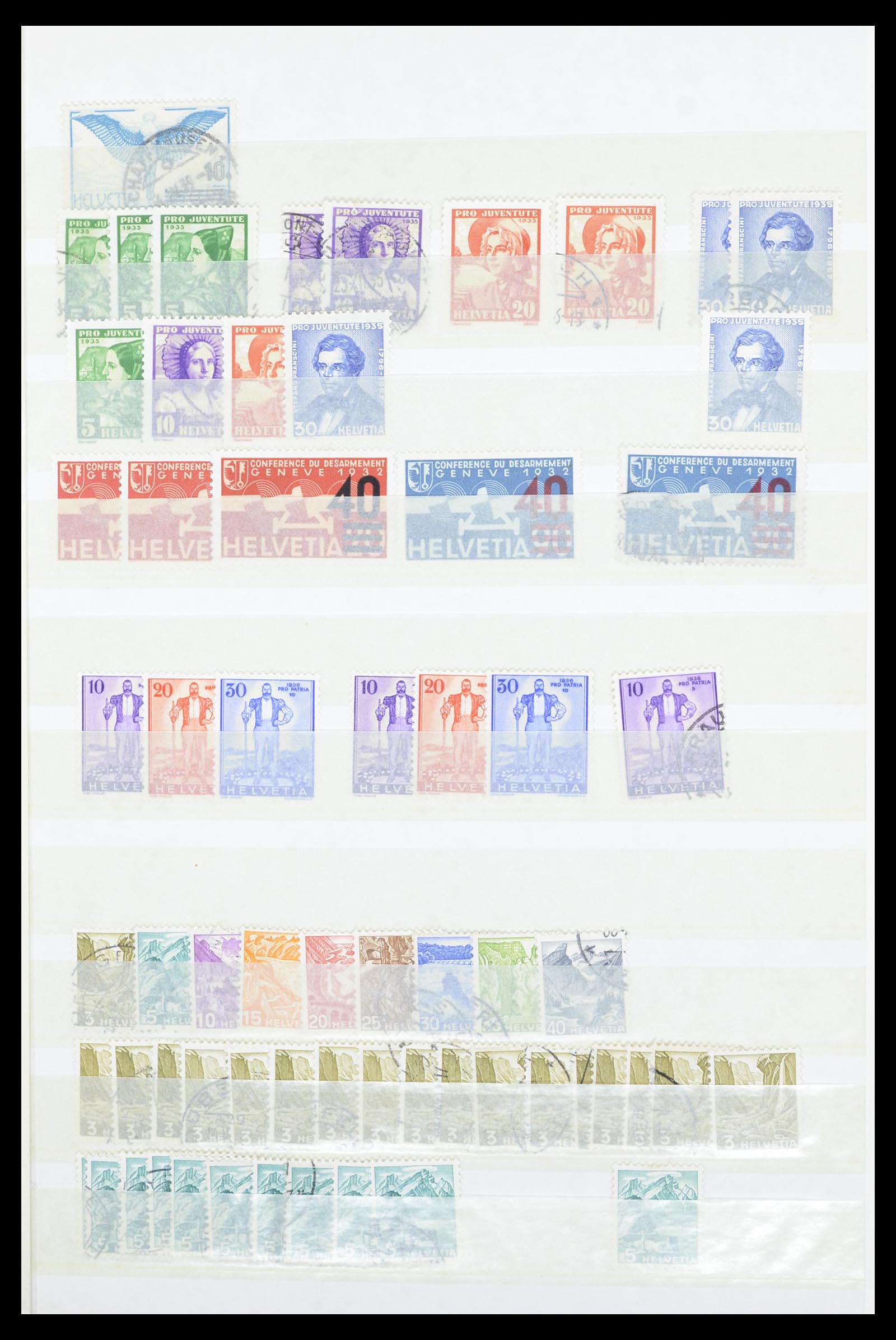 36696 015 - Postzegelverzameling 36696 Zwitserland 1854-1980.