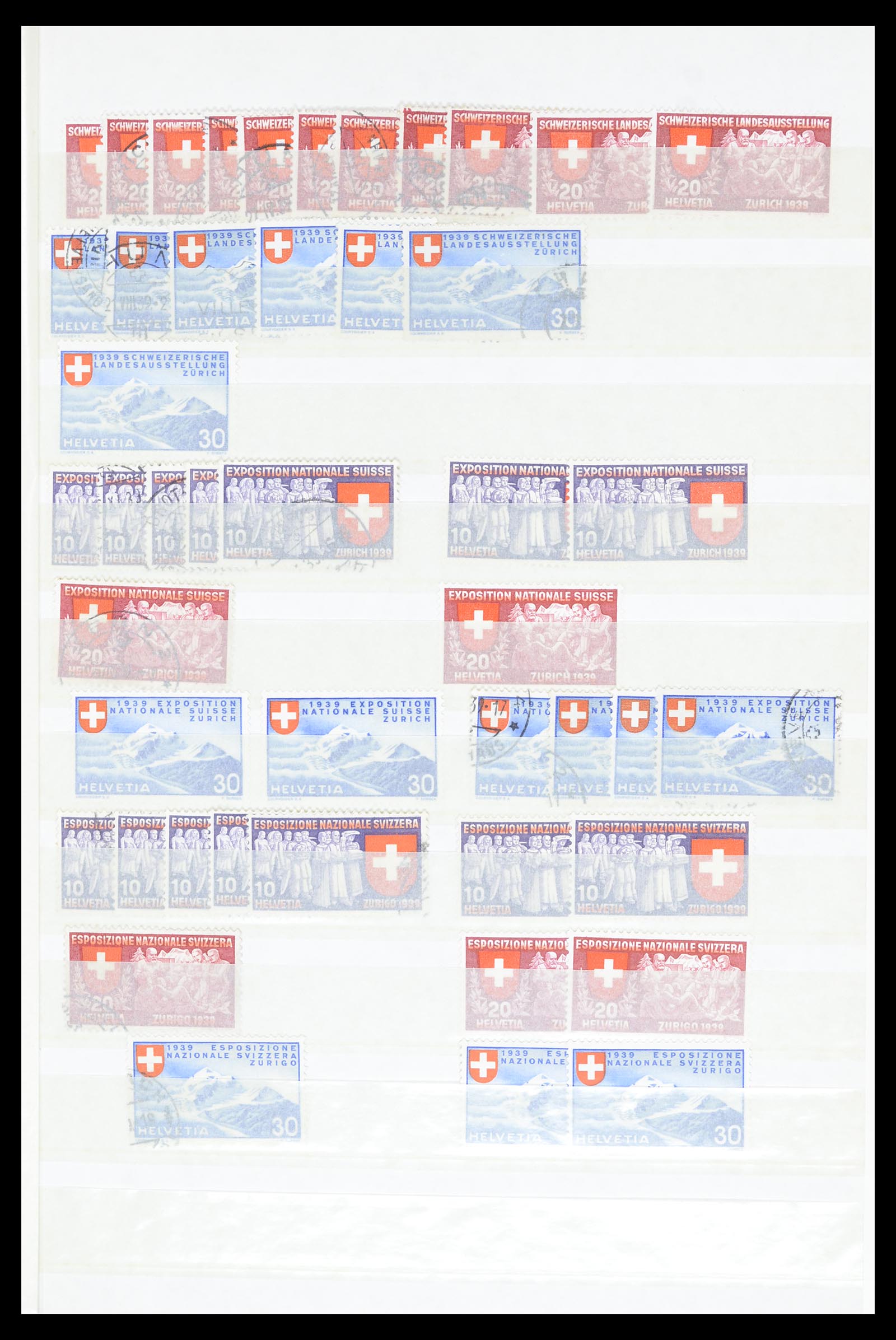 36696 019 - Postzegelverzameling 36696 Zwitserland 1854-1980.