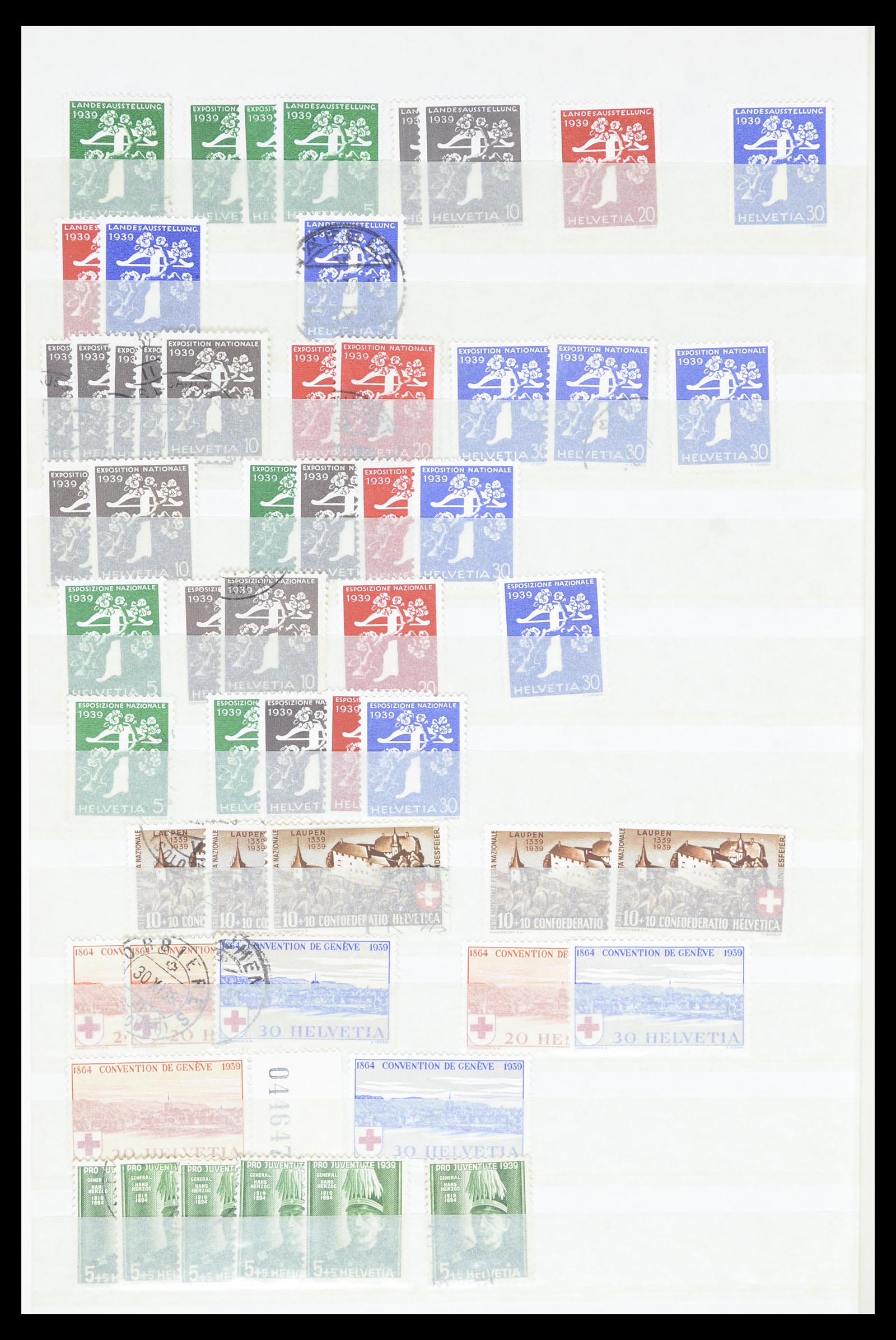 36696 020 - Stamp collection 36696 Switzerland 1854-1980.