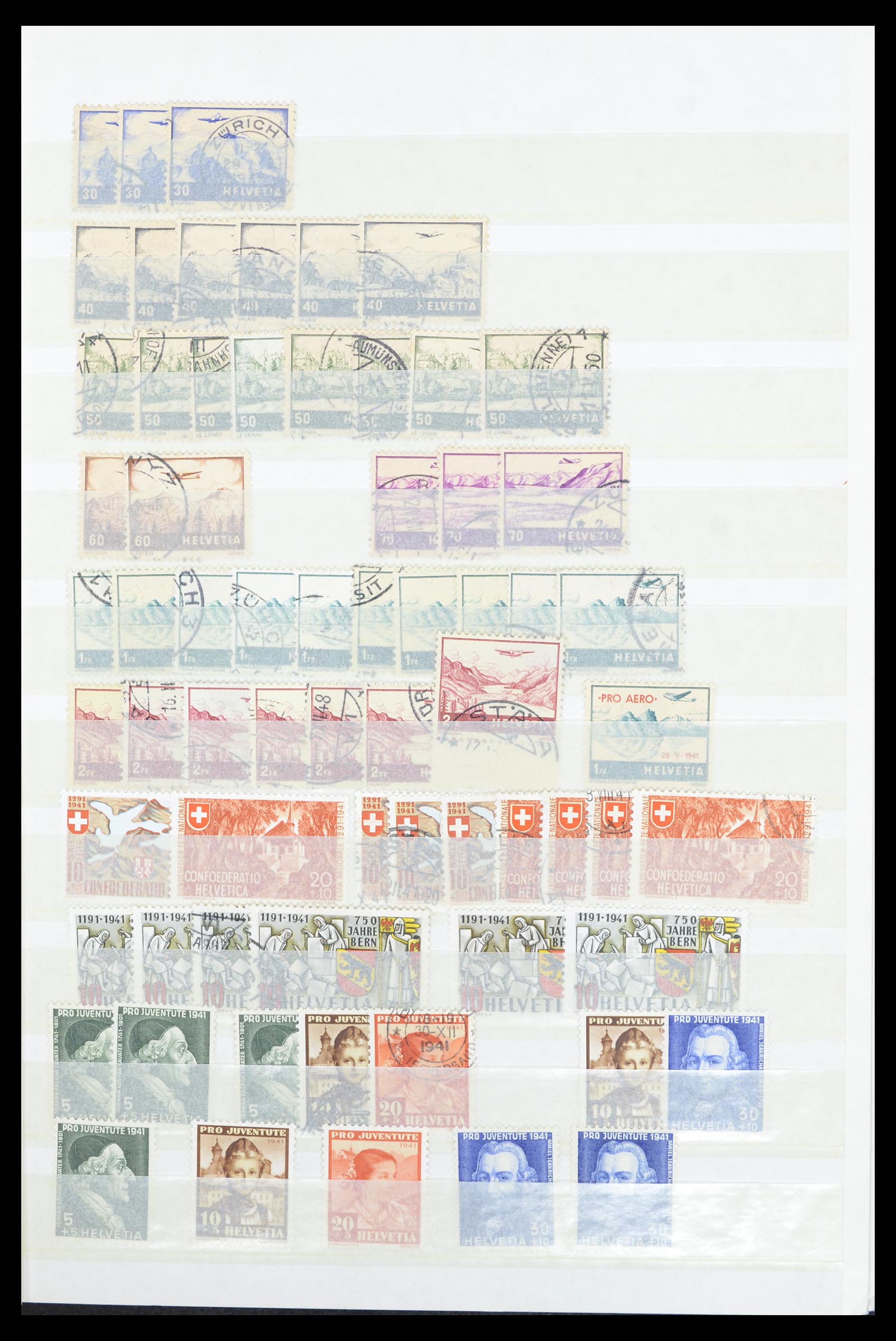 36696 023 - Postzegelverzameling 36696 Zwitserland 1854-1980.