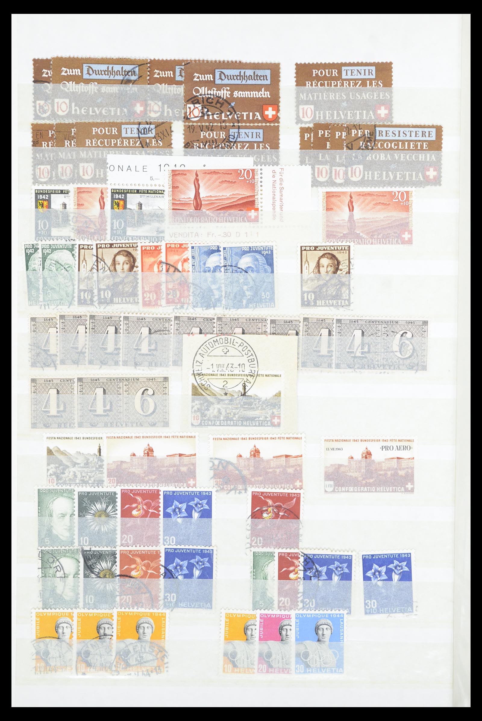 36696 024 - Stamp collection 36696 Switzerland 1854-1980.