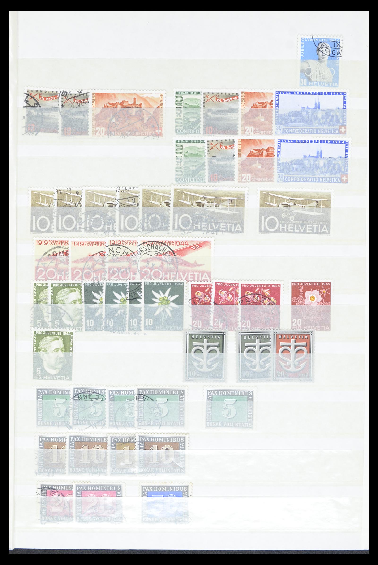 36696 025 - Postzegelverzameling 36696 Zwitserland 1854-1980.