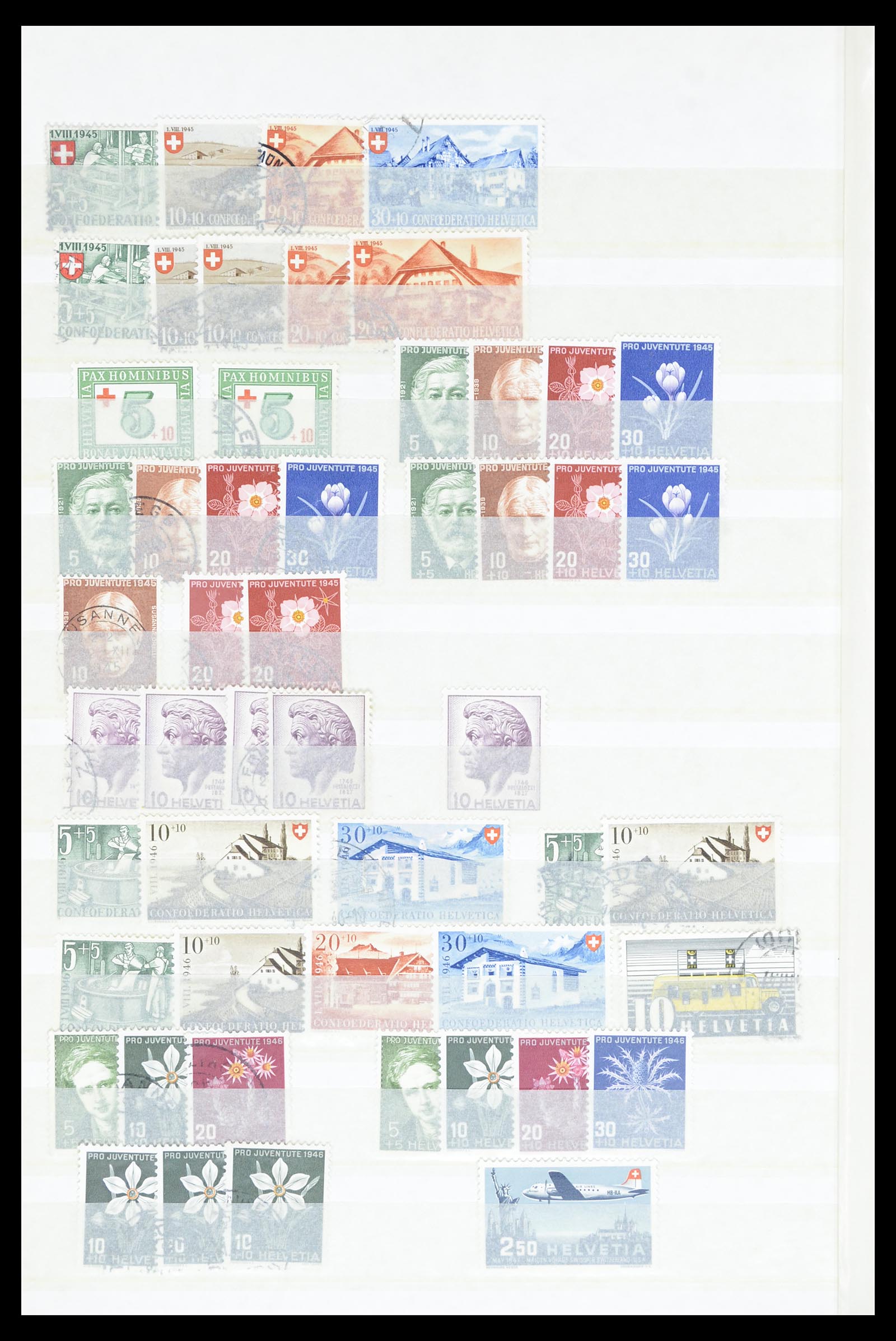 36696 026 - Postzegelverzameling 36696 Zwitserland 1854-1980.