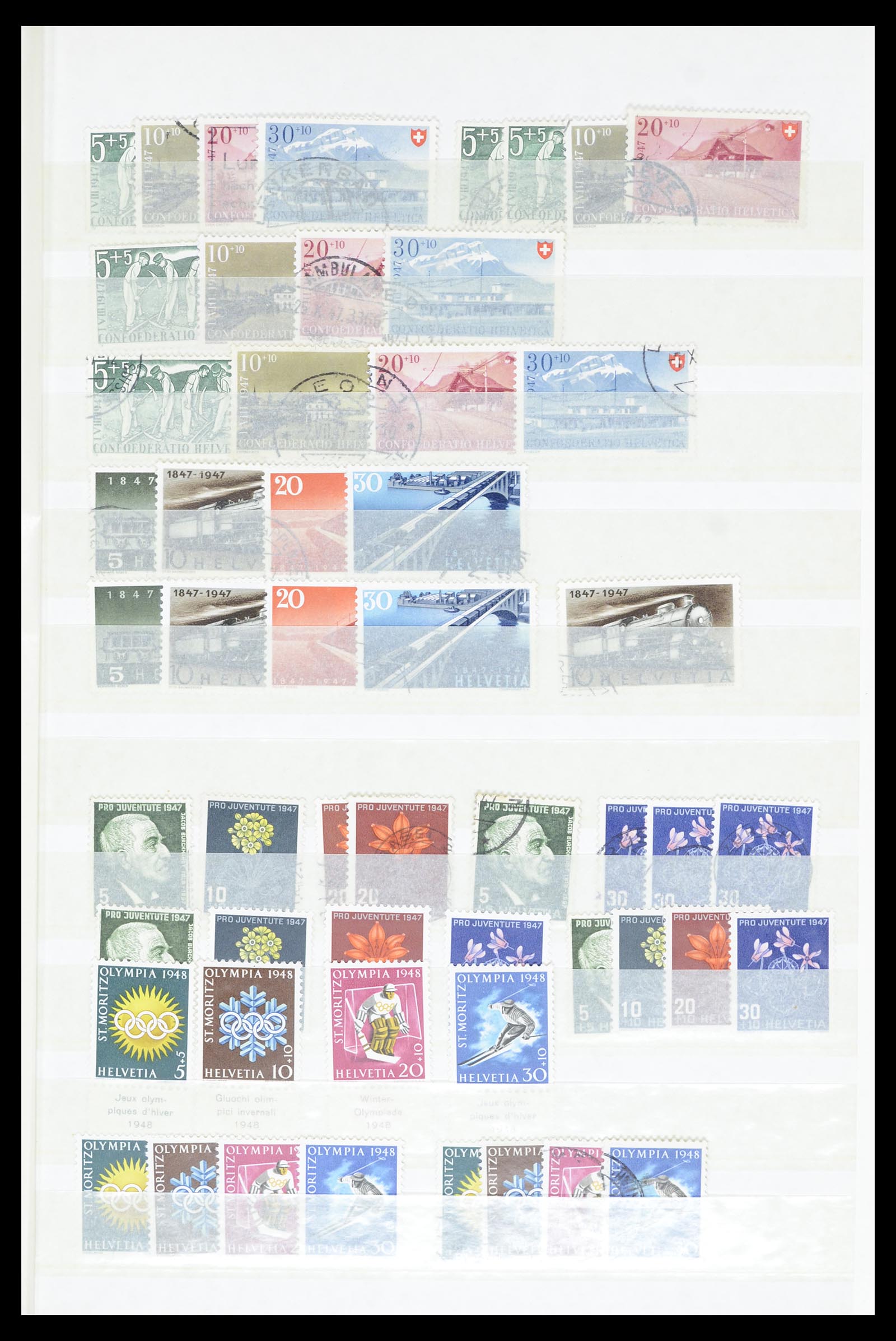 36696 027 - Postzegelverzameling 36696 Zwitserland 1854-1980.