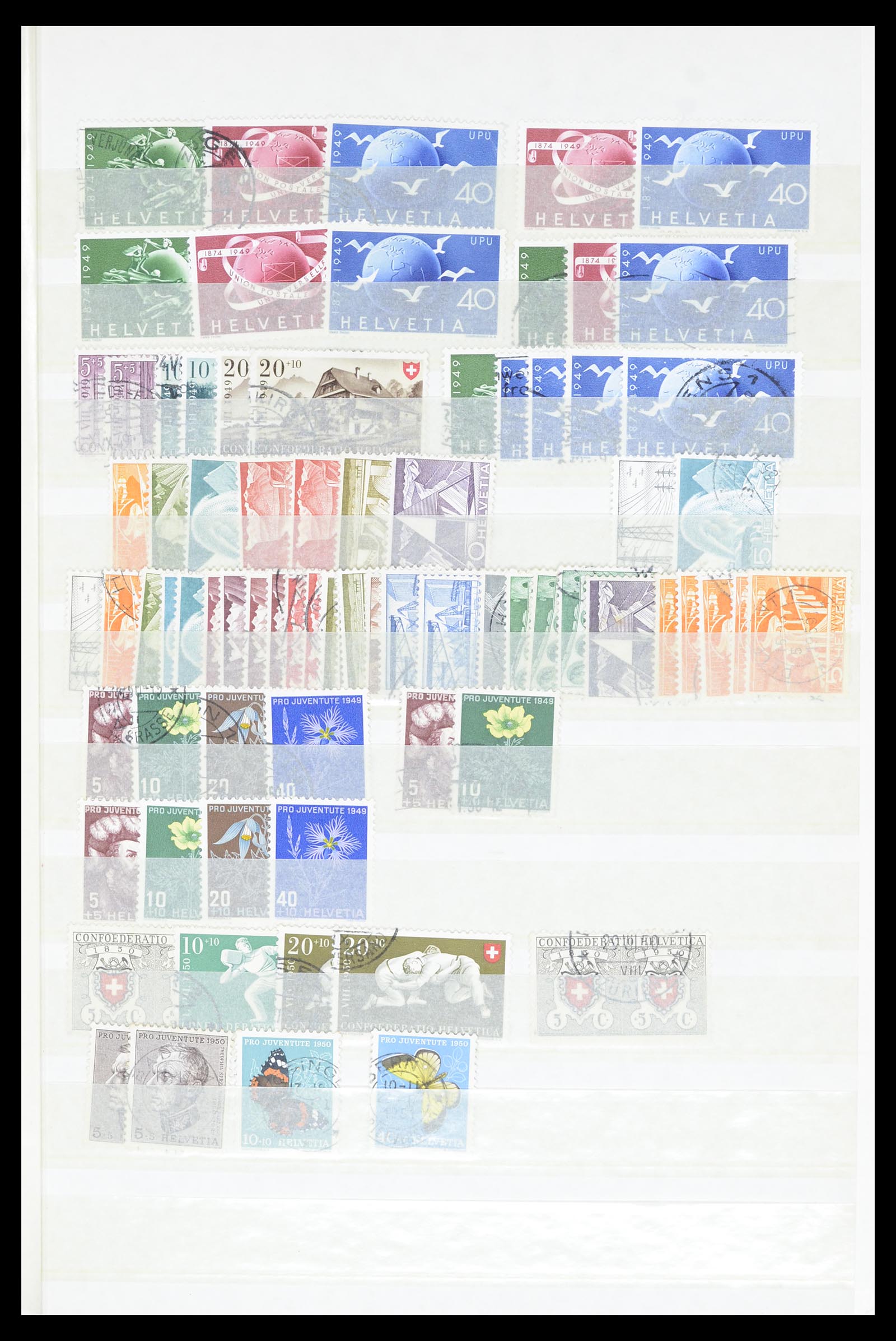 36696 029 - Stamp collection 36696 Switzerland 1854-1980.