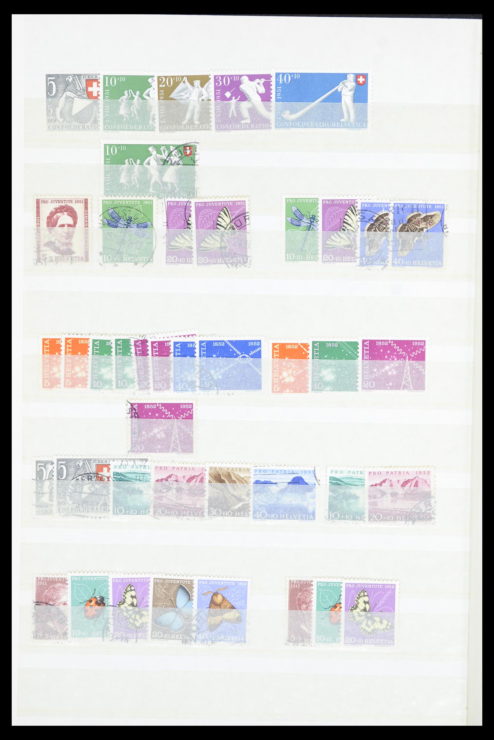36696 030 - Postzegelverzameling 36696 Zwitserland 1854-1980.