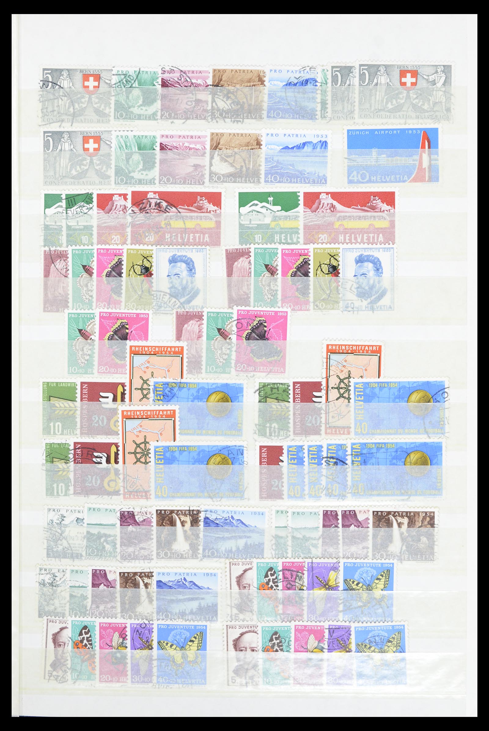 36696 031 - Postzegelverzameling 36696 Zwitserland 1854-1980.