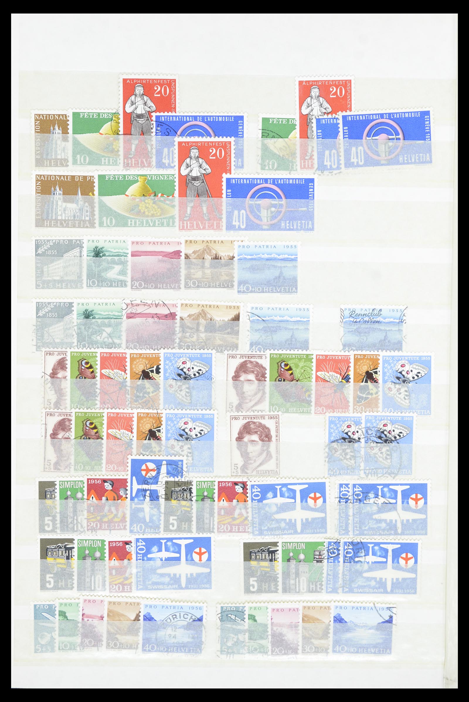 36696 032 - Postzegelverzameling 36696 Zwitserland 1854-1980.