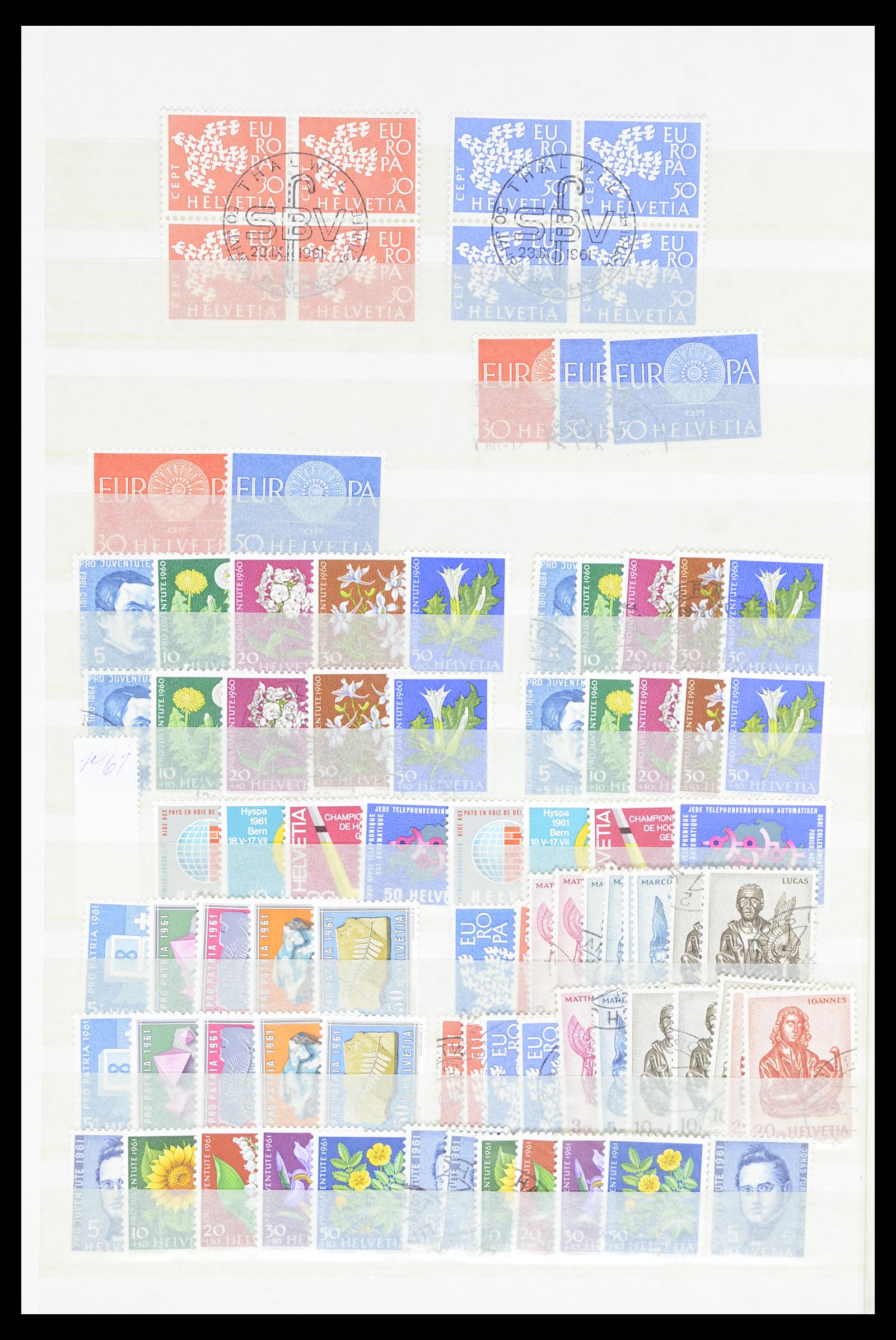 36696 036 - Postzegelverzameling 36696 Zwitserland 1854-1980.