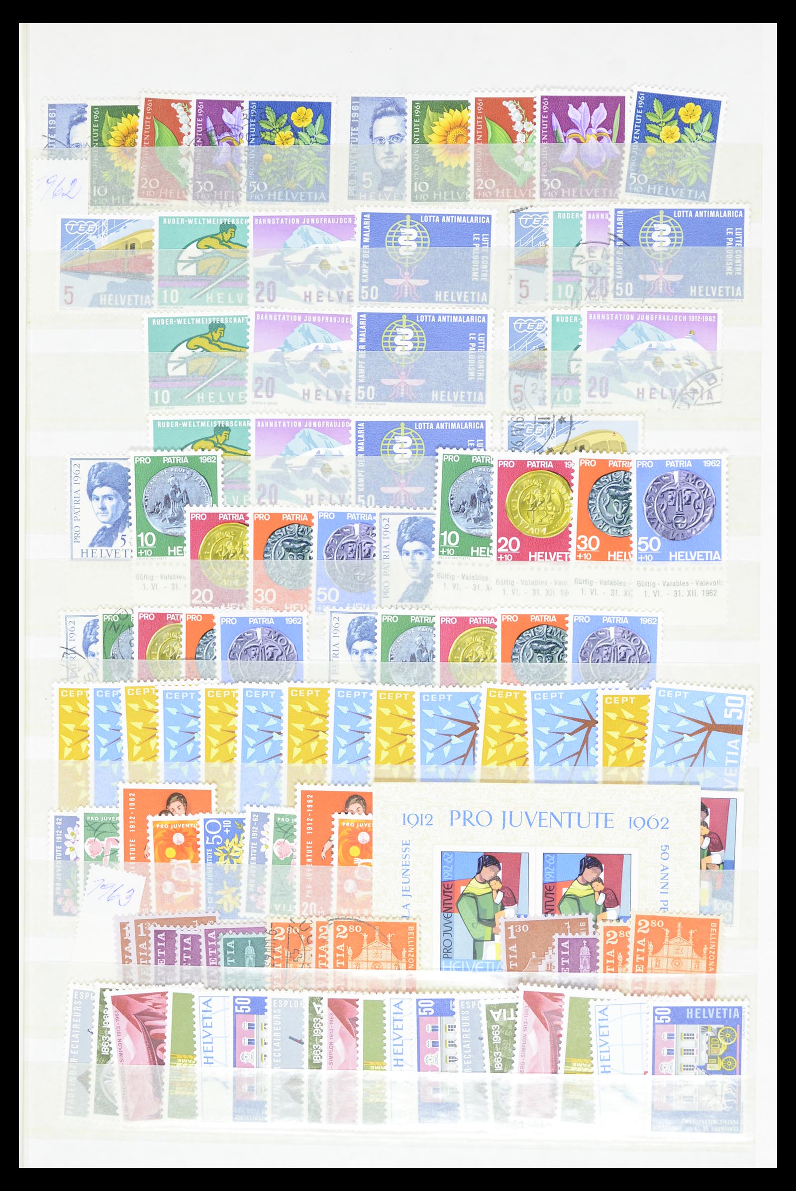 36696 037 - Postzegelverzameling 36696 Zwitserland 1854-1980.