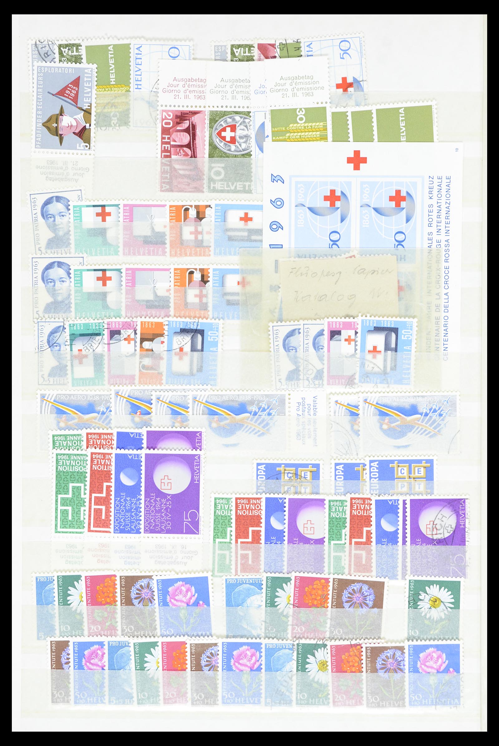 36696 038 - Stamp collection 36696 Switzerland 1854-1980.